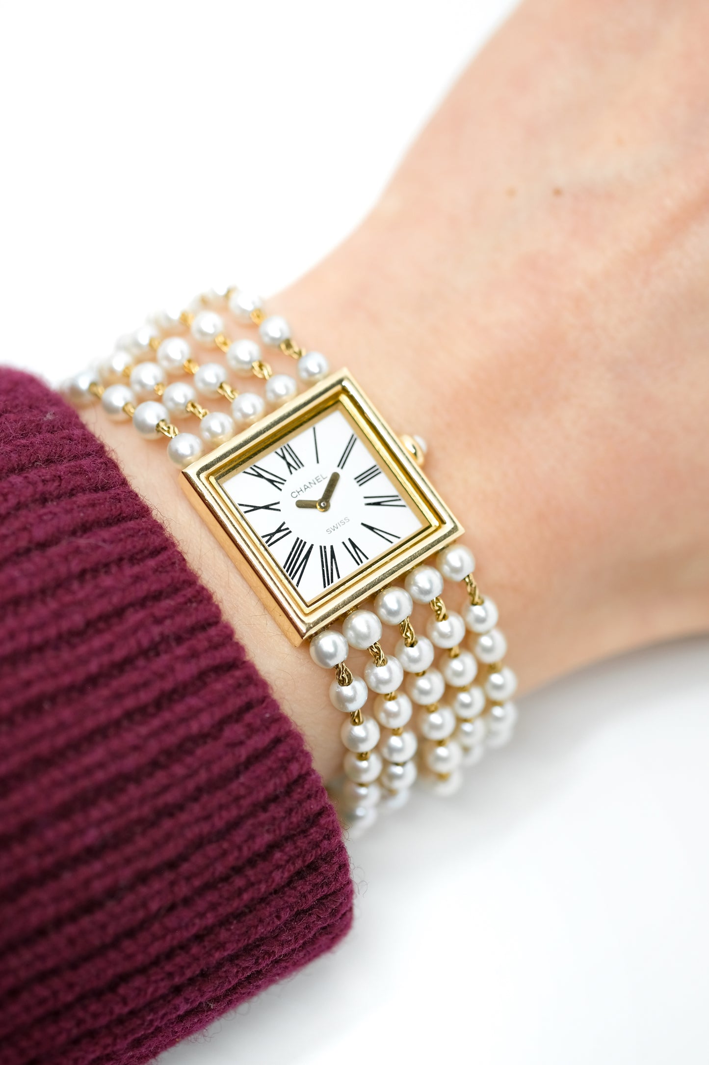 Chanel Mademoiselle pearls - c. 2000