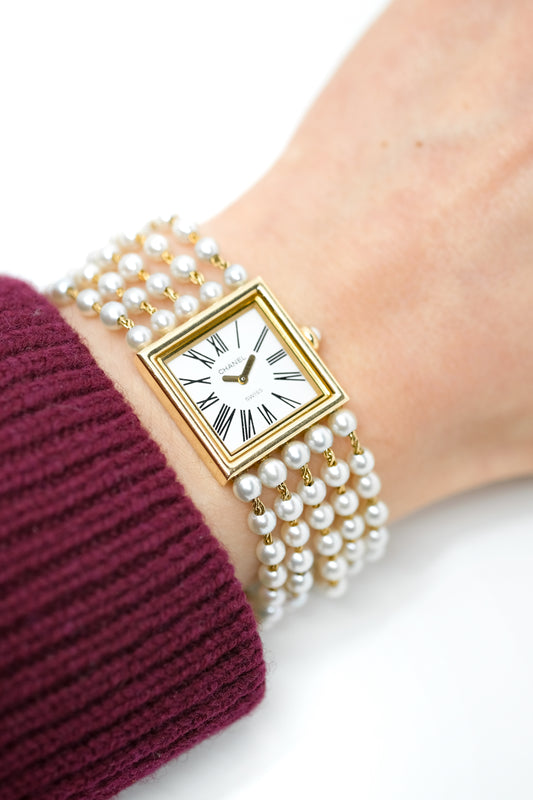Chanel Mademoiselle pearls - c. 2000