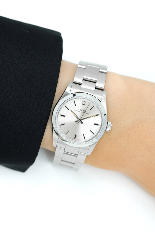 Rolex Oyster Perpetual Lady Silver - Ref. 67480 (papers)