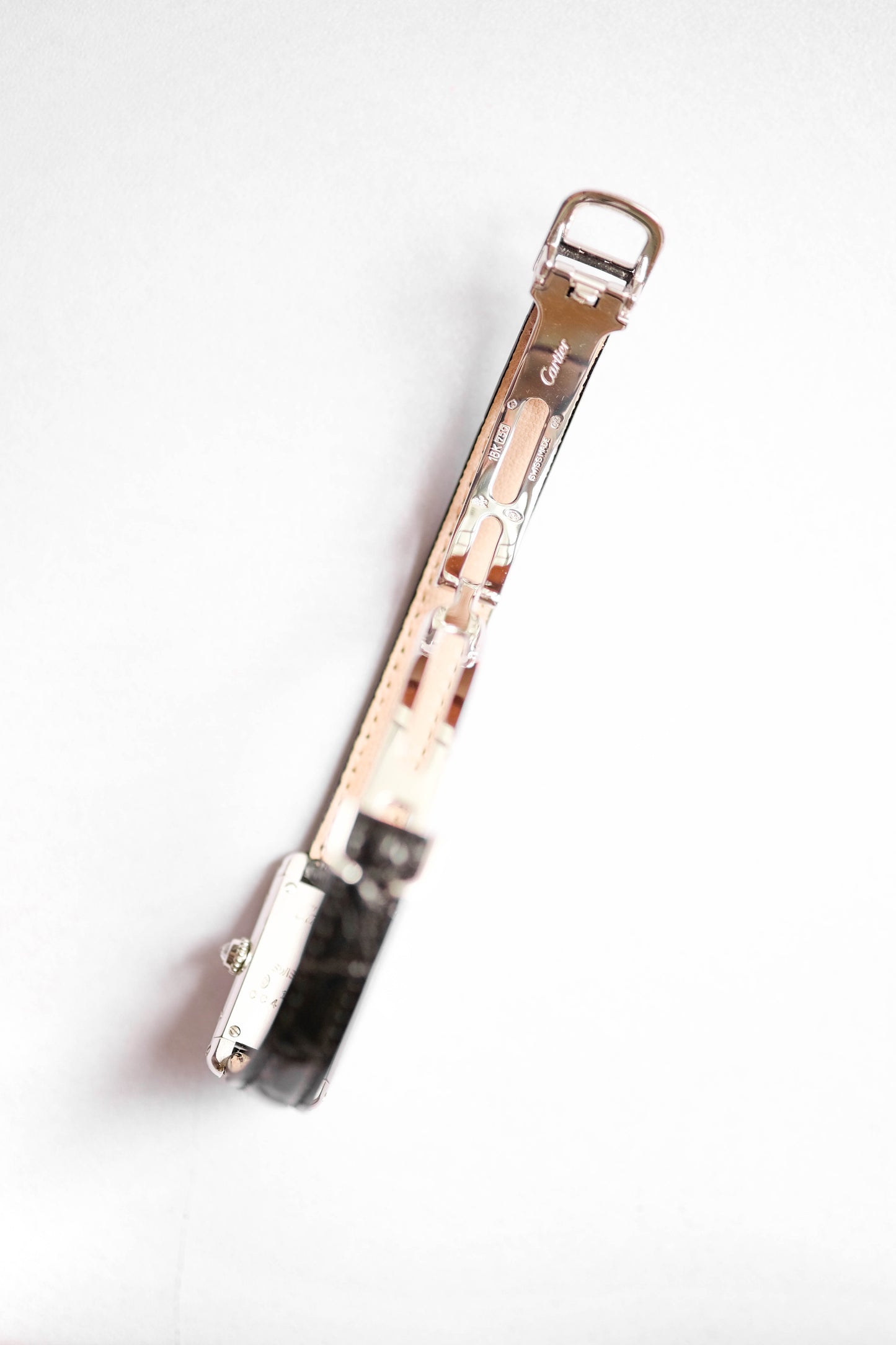 Cartier Tank Louis Mini - white gold and diamonds