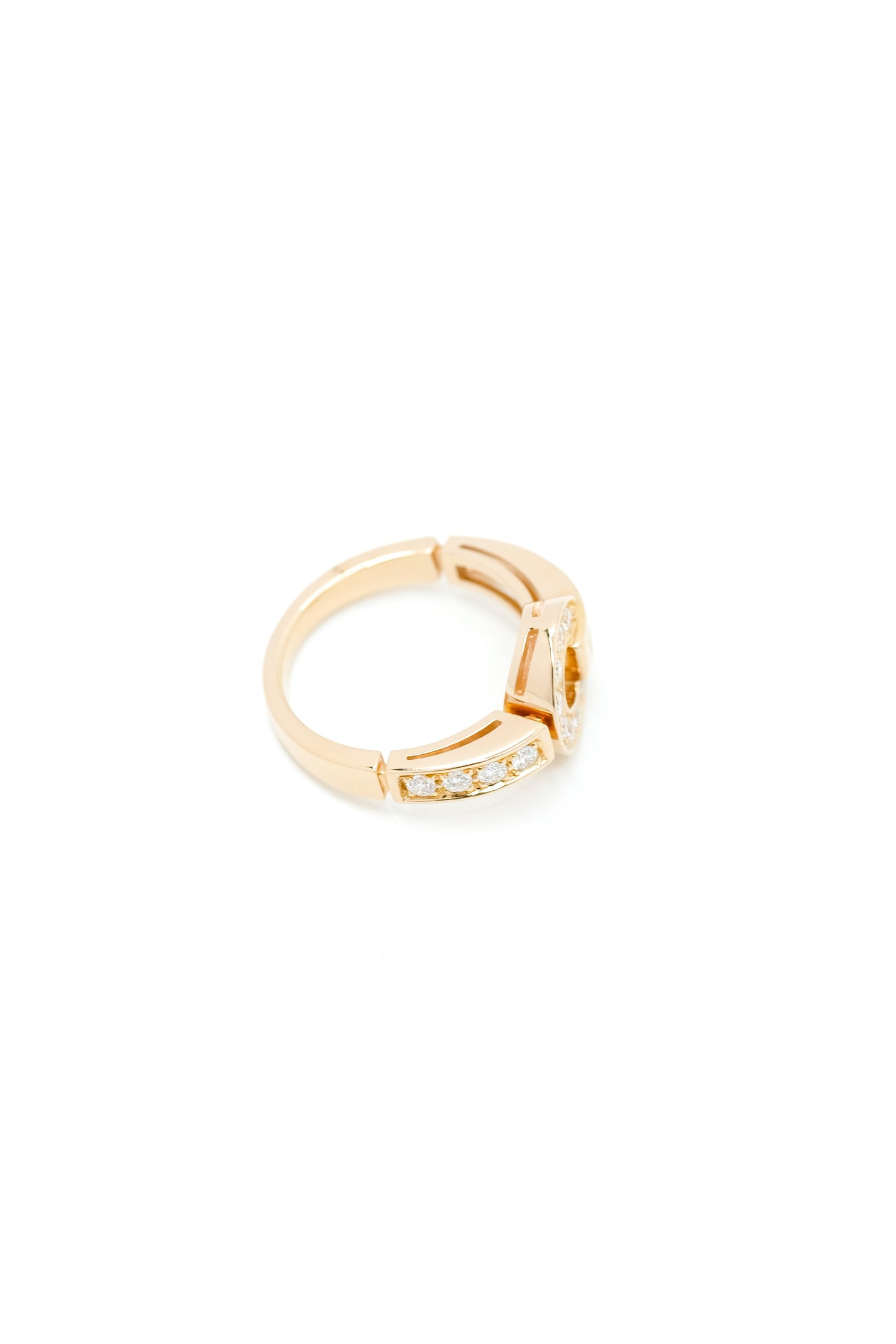 Bulgari "Bvlgari" Ring - Rose gold & Diamonds