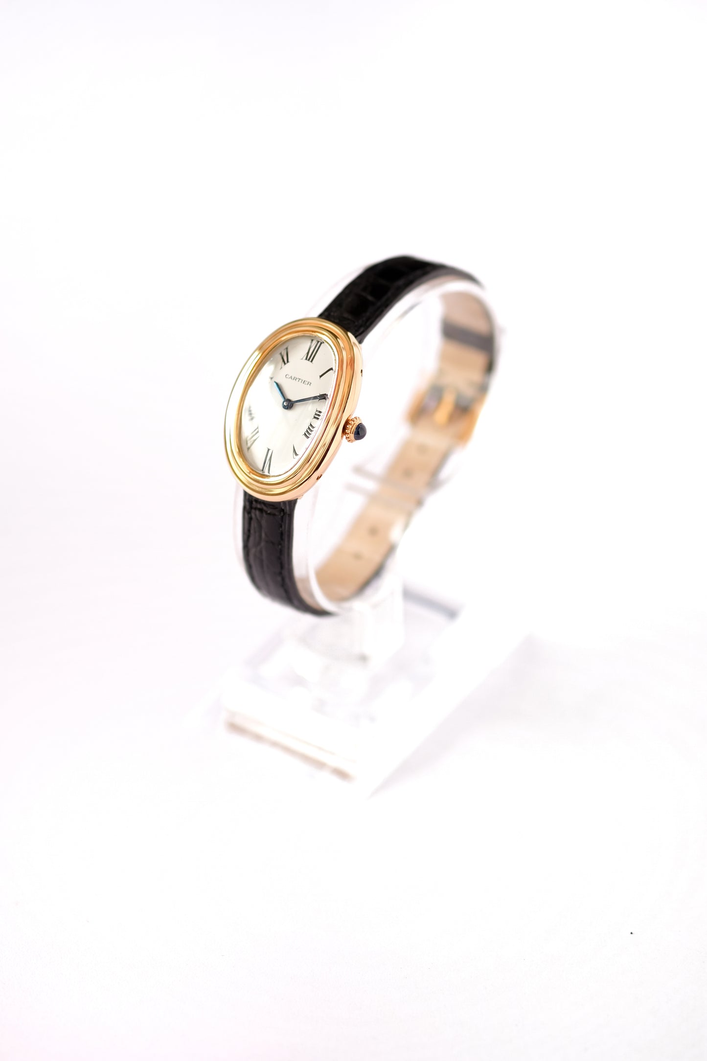 Cartier Baignoire "double godrons" Or jaune - Mécanique - v. 1980