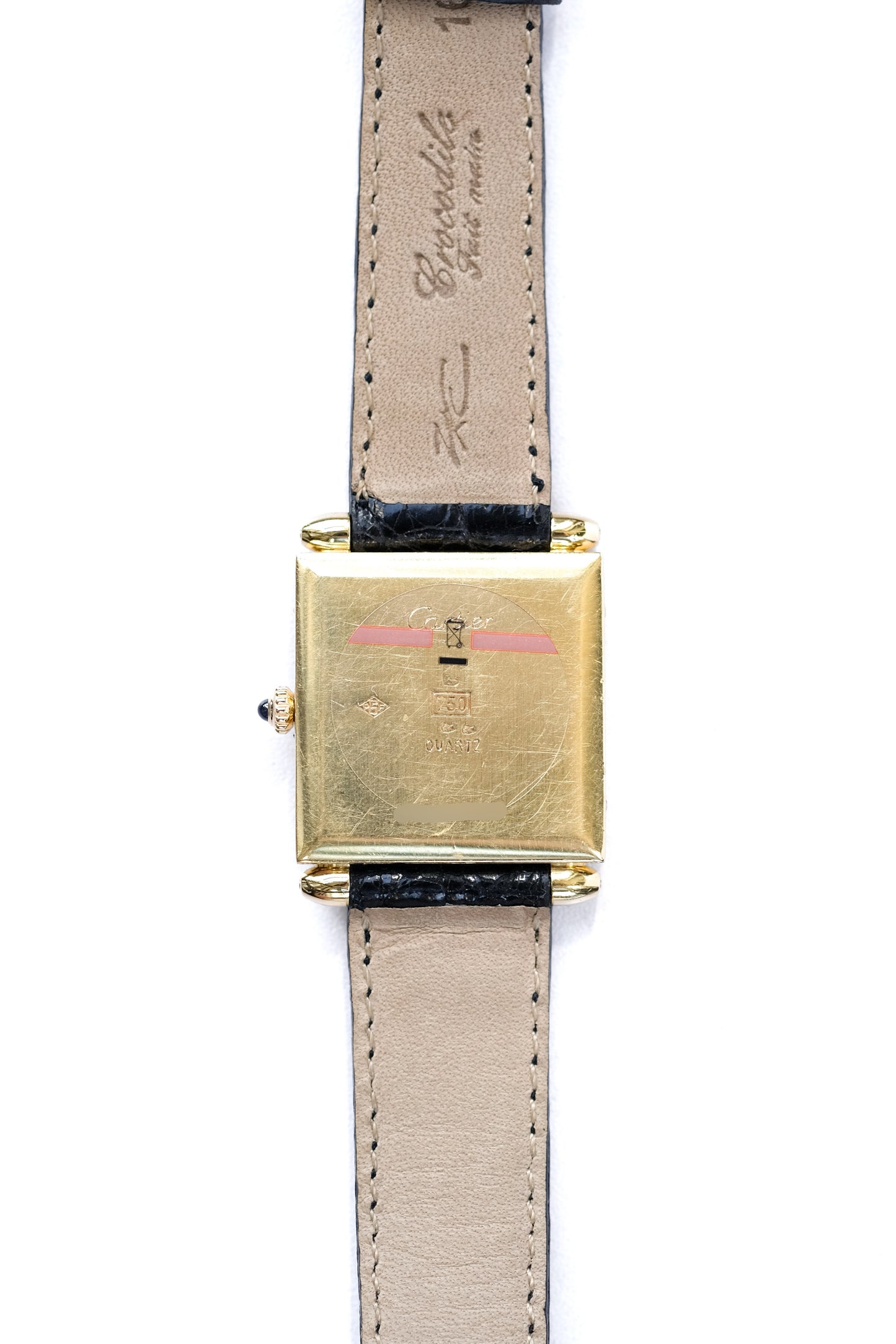Cartier Tank Obus Quadrant lacquered "Paris" - c. 1980