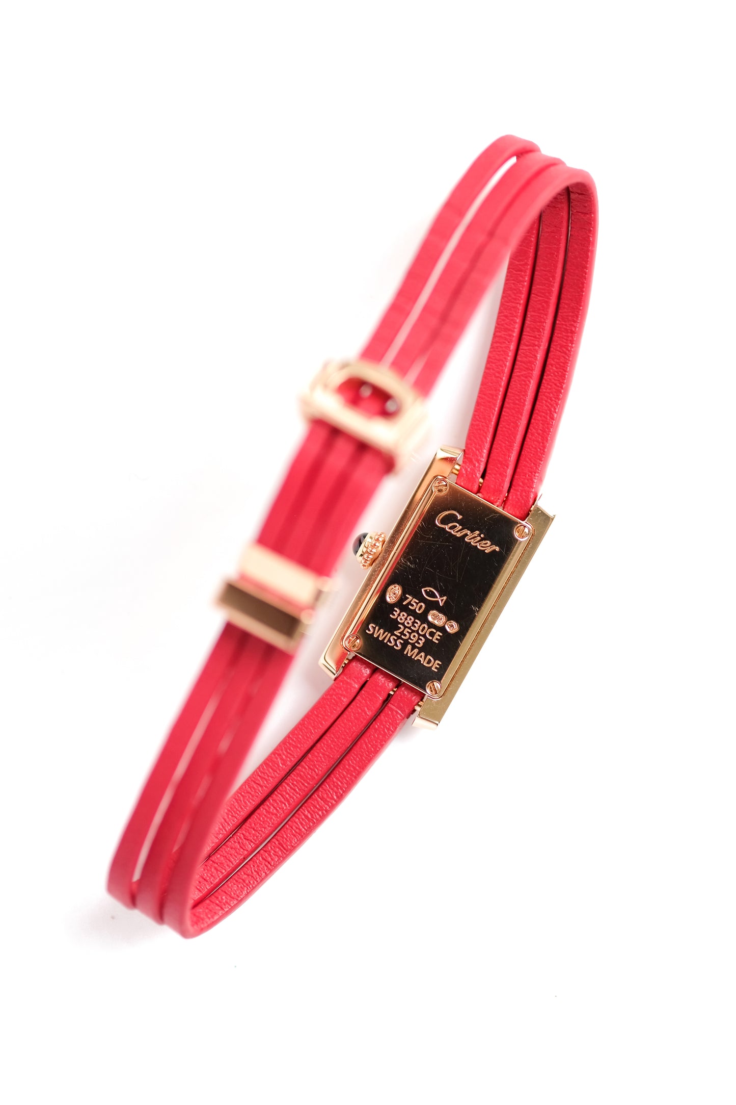 Cartier Tank Mini Allongée - Pink gold - c. 2005