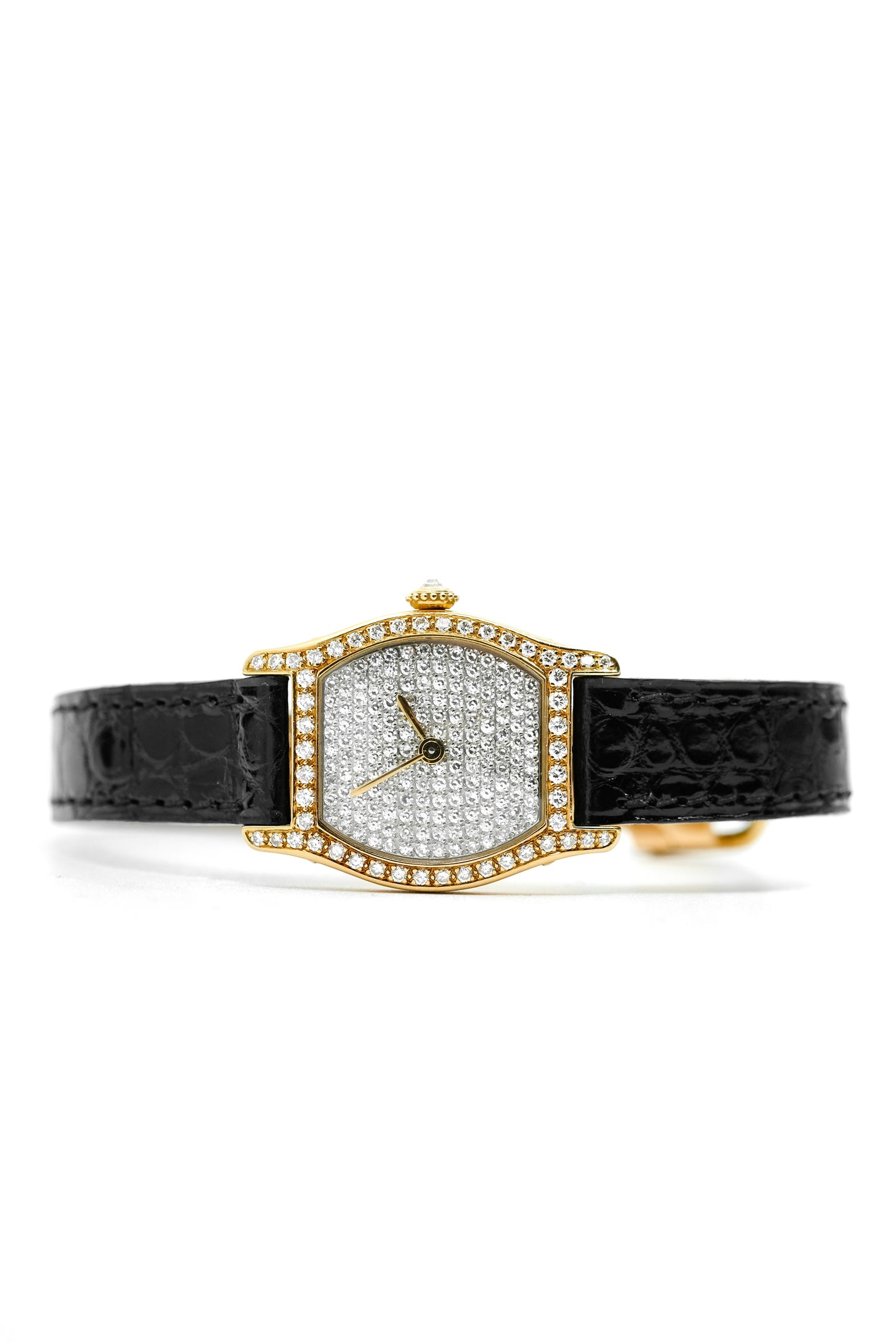 Cartier Tortue Diamants - Mécanique - v. 1980