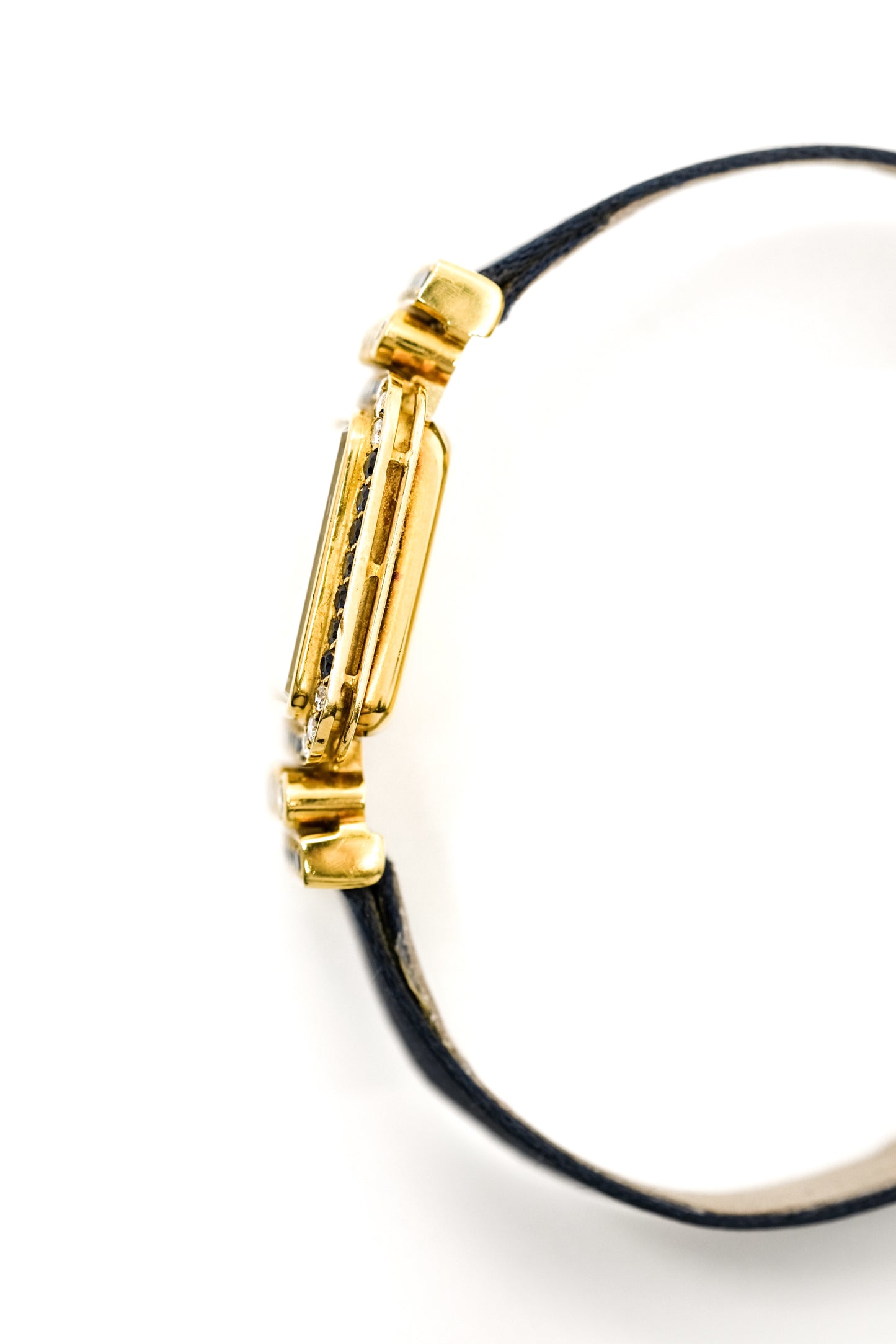Cartier Sonate Sapphires & Diamonds mechanical - 1988 (full set)