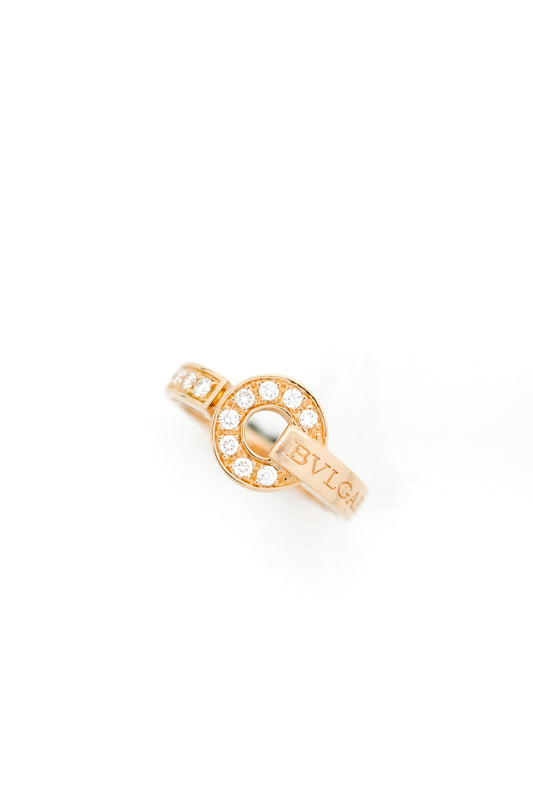 Bulgari "Bvlgari" Ring - Rose gold & Diamonds