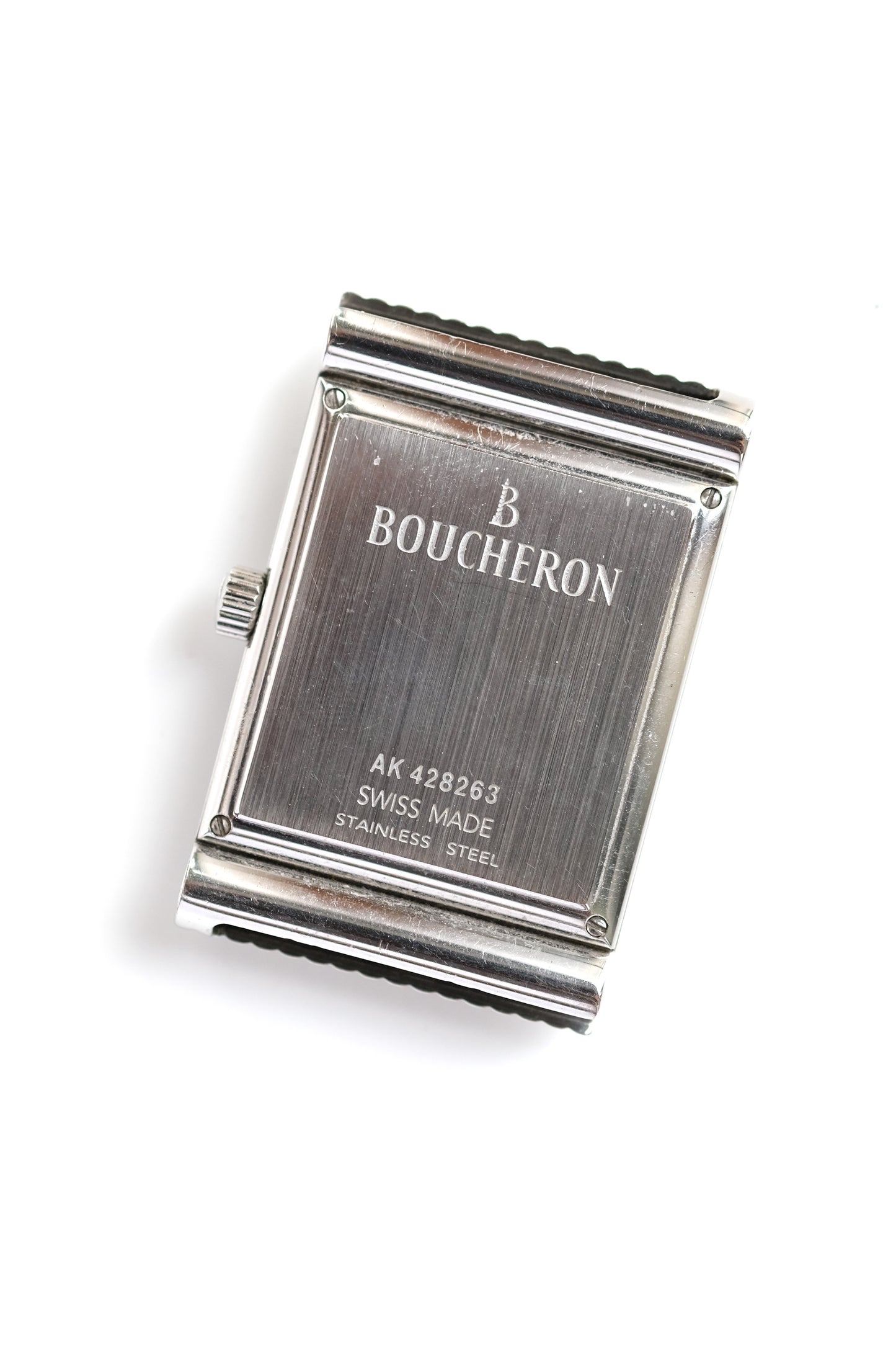Boucheron Reflet Large - Steel & Diamonds - 15 straps - 2008