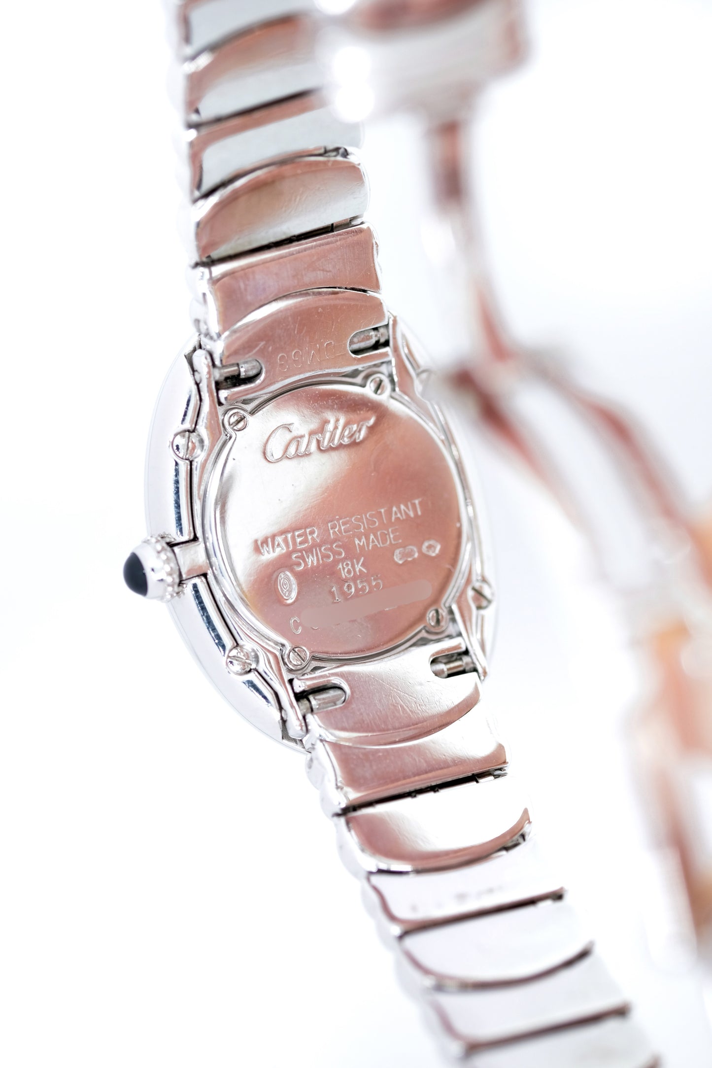 Cartier Baignoire "Casque d'or" White gold - c. 1990