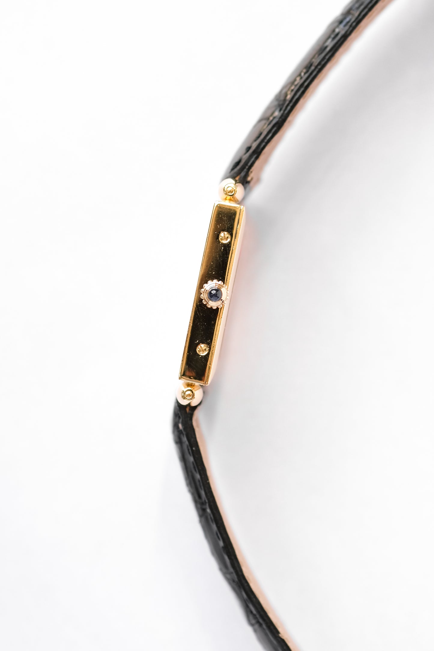 Cartier Tank Obus Quadrant lacquered "Paris" - c. 1980
