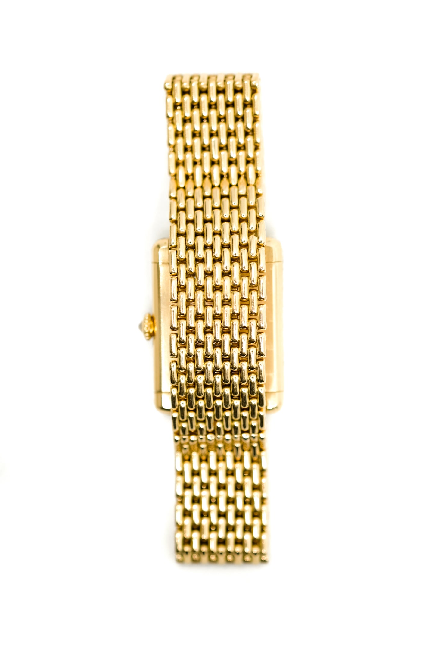 Cartier Tank Louis "grain de riz" diamonds mechanical