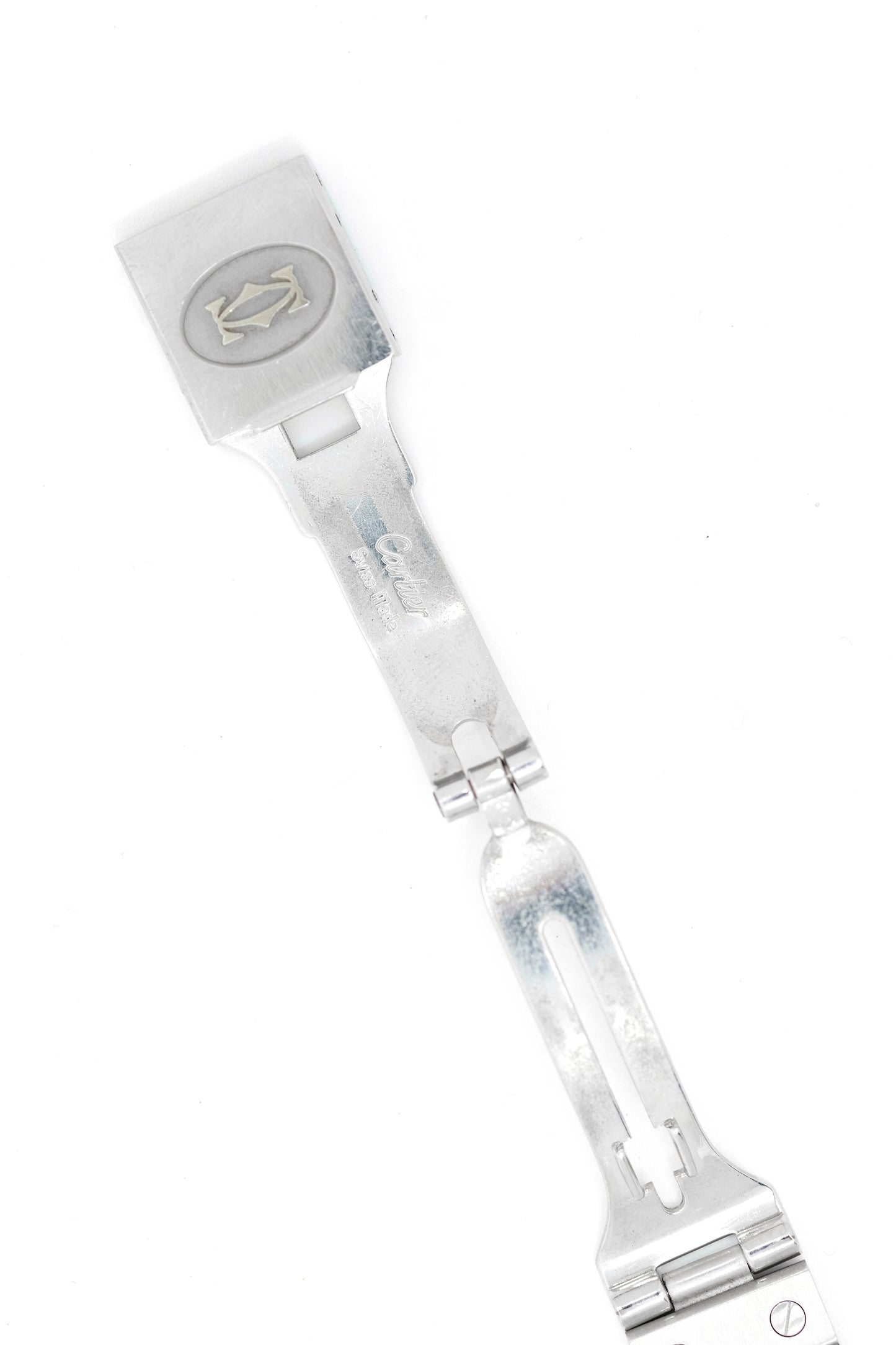 Cartier Santos "Vendôme" Ghost Acier ref. 8192 - Grand Modèle - 1982 (full set)