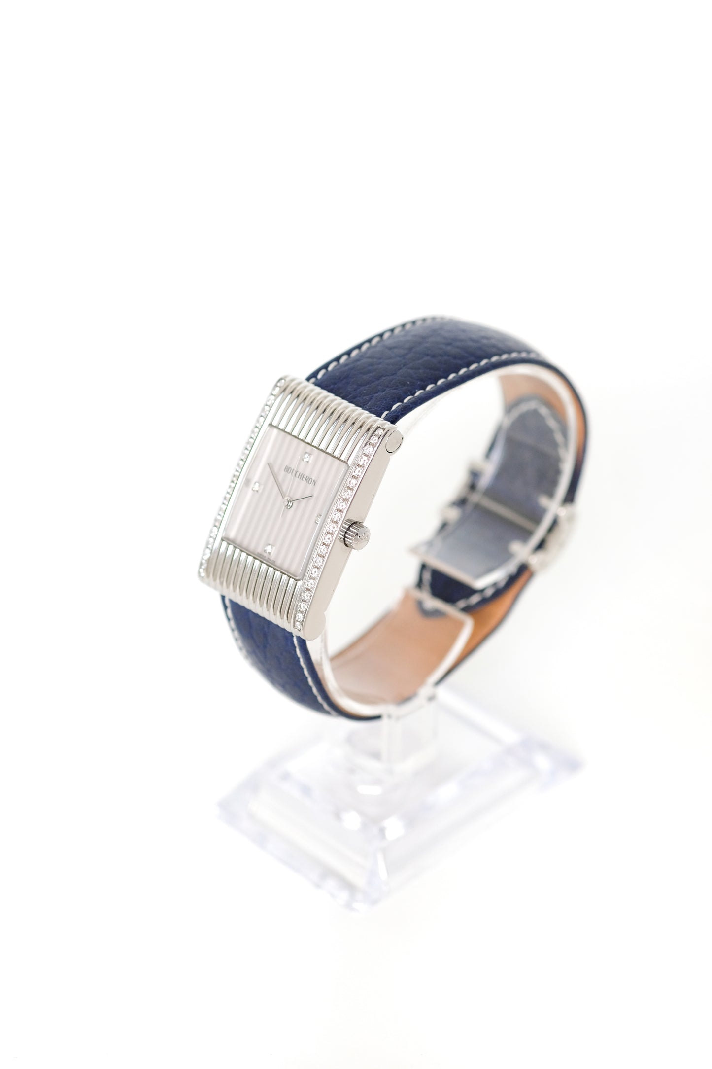 Boucheron Reflet Large - Steel & Diamonds - 15 straps - 2008
