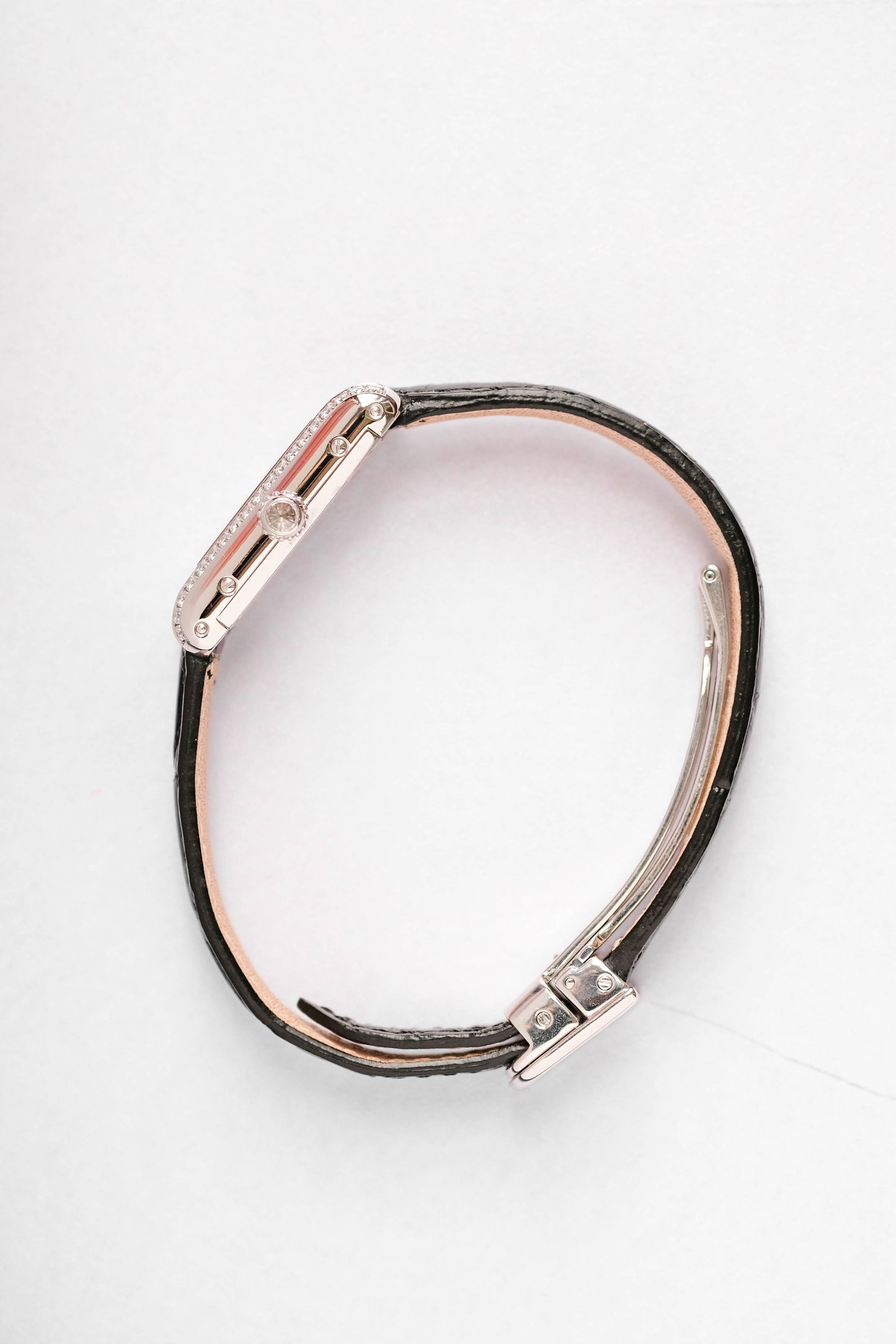 Cartier Tank Louis Mini - white gold and diamonds