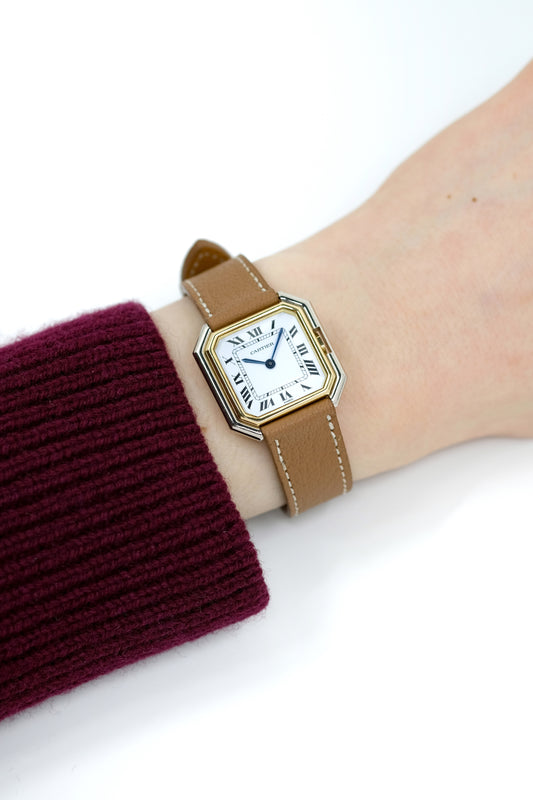 Cartier Ceinture "Paris" Yellow Gold & White Gold mechanical - c. 1970