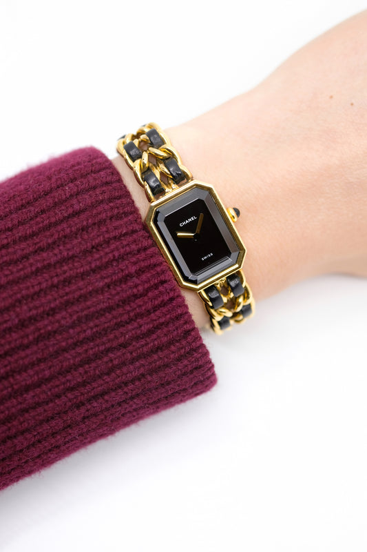 Chanel Première S - Gold plated & leather