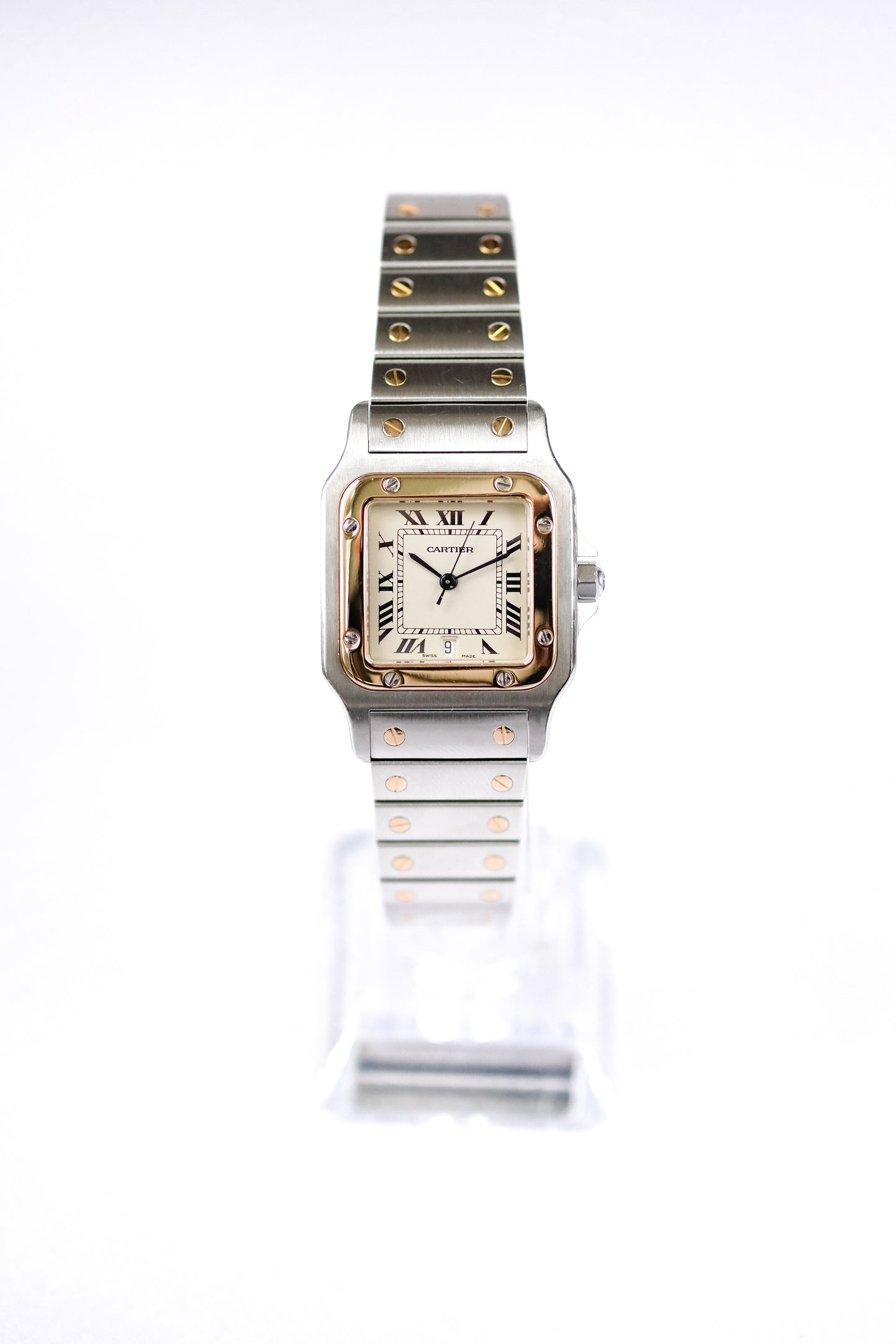 Cartier Santos Galbée Gold/Steel - Large Size
