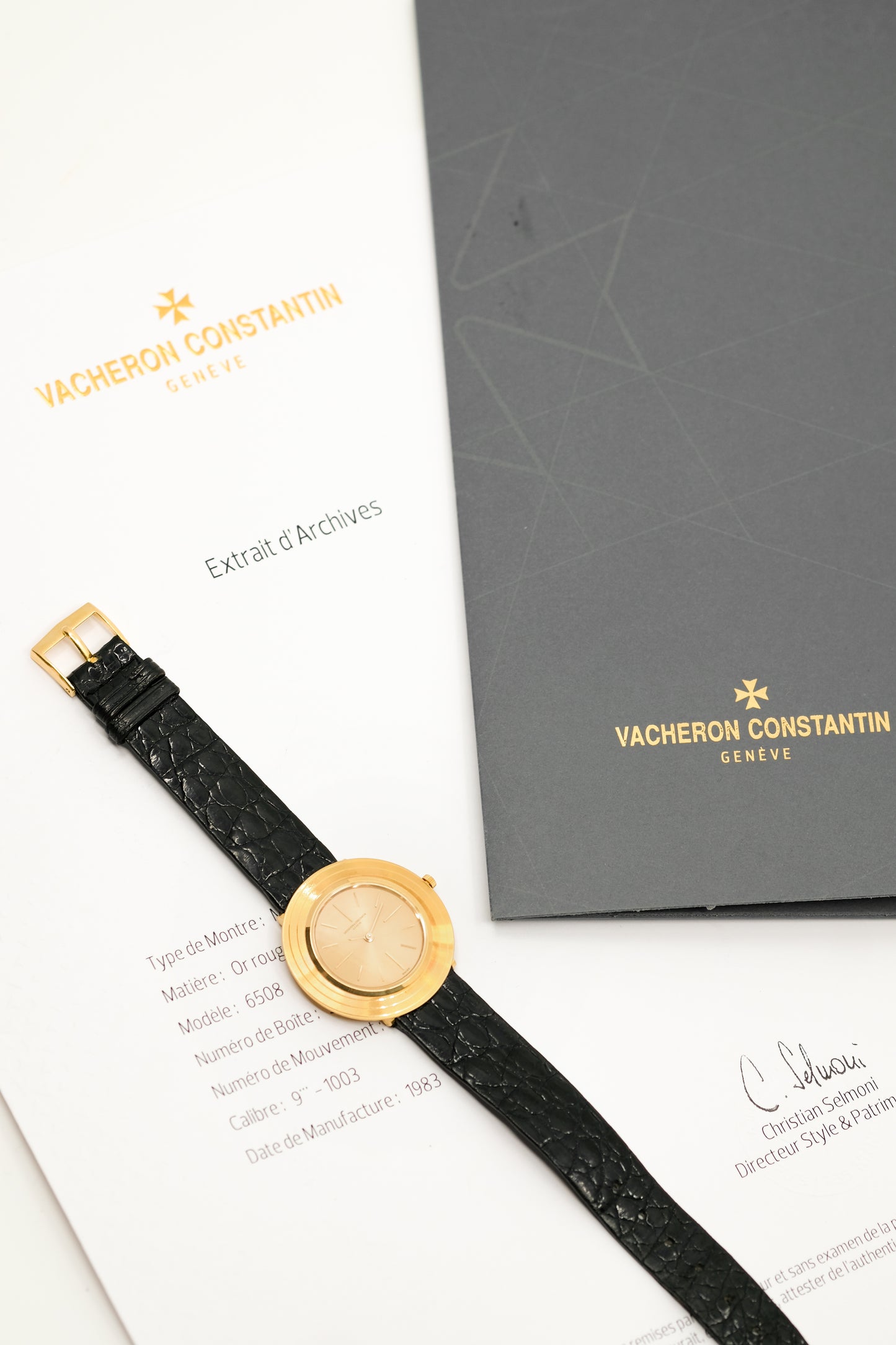 Vacheron Constantin Disco Volante mécanique - 1983 (full set)