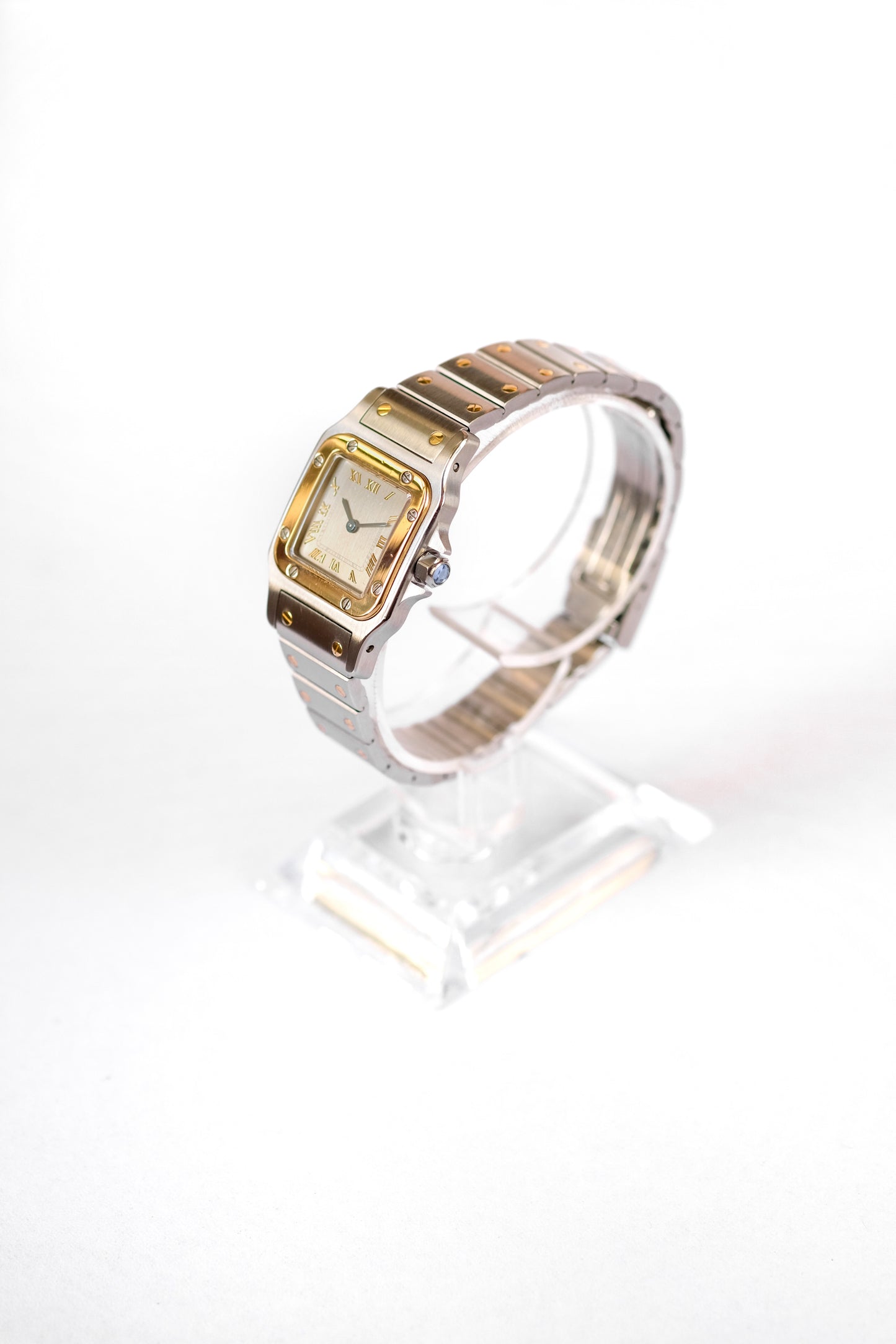 Cartier Santos Galbée Lady Champagne - full set