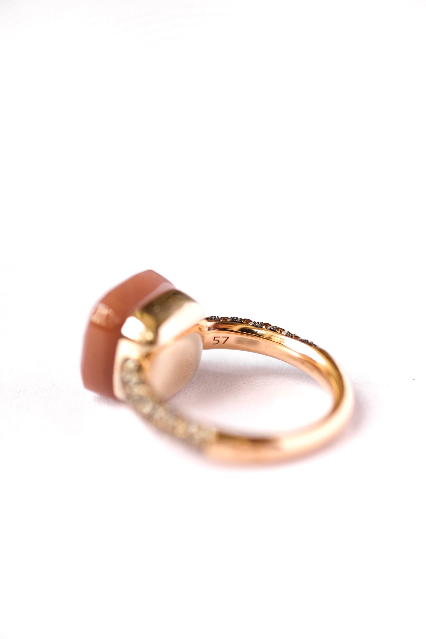 Pomellato Bague Nudo Pierre de Lune - Grand Modèle