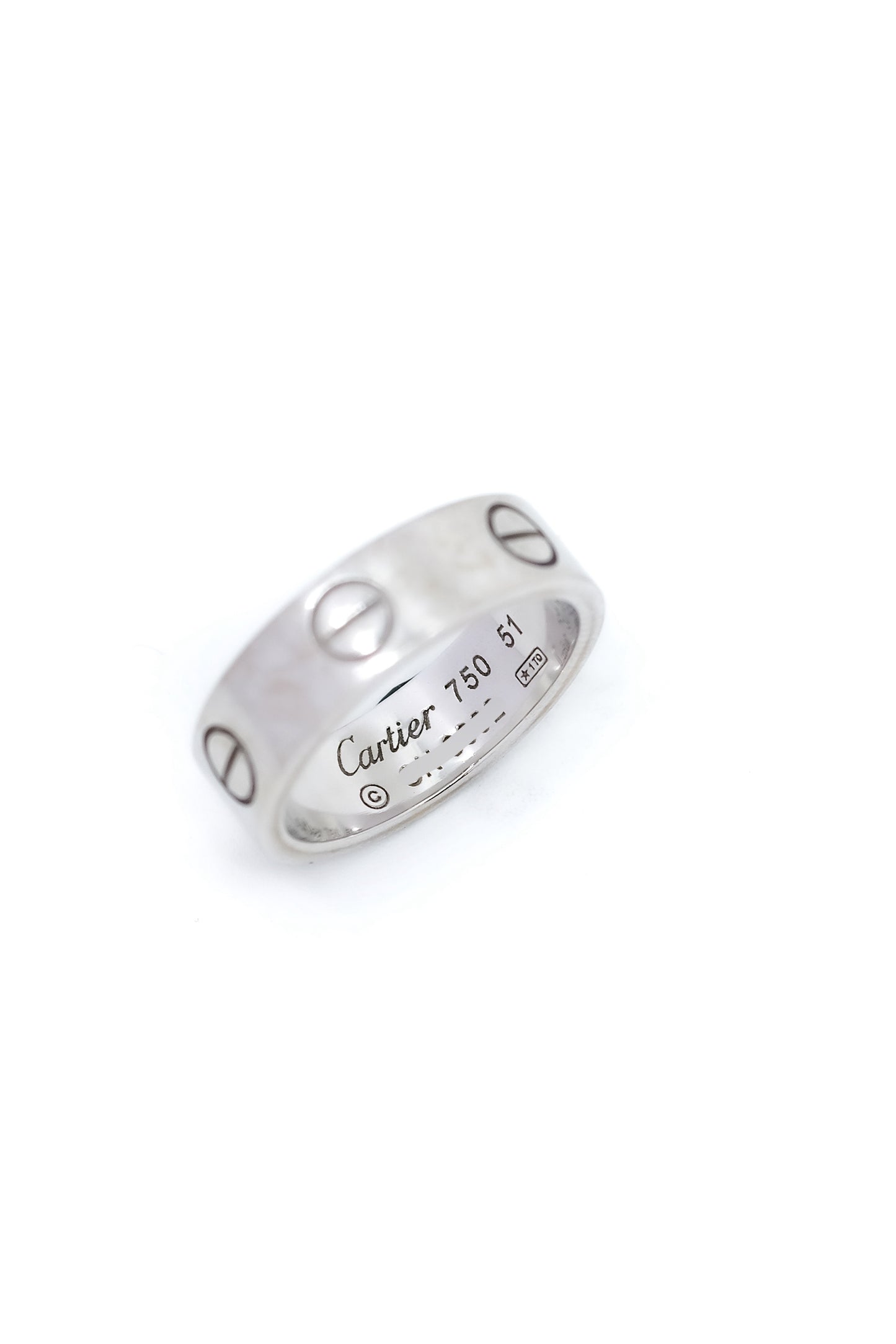 Cartier Love Ring - White Gold