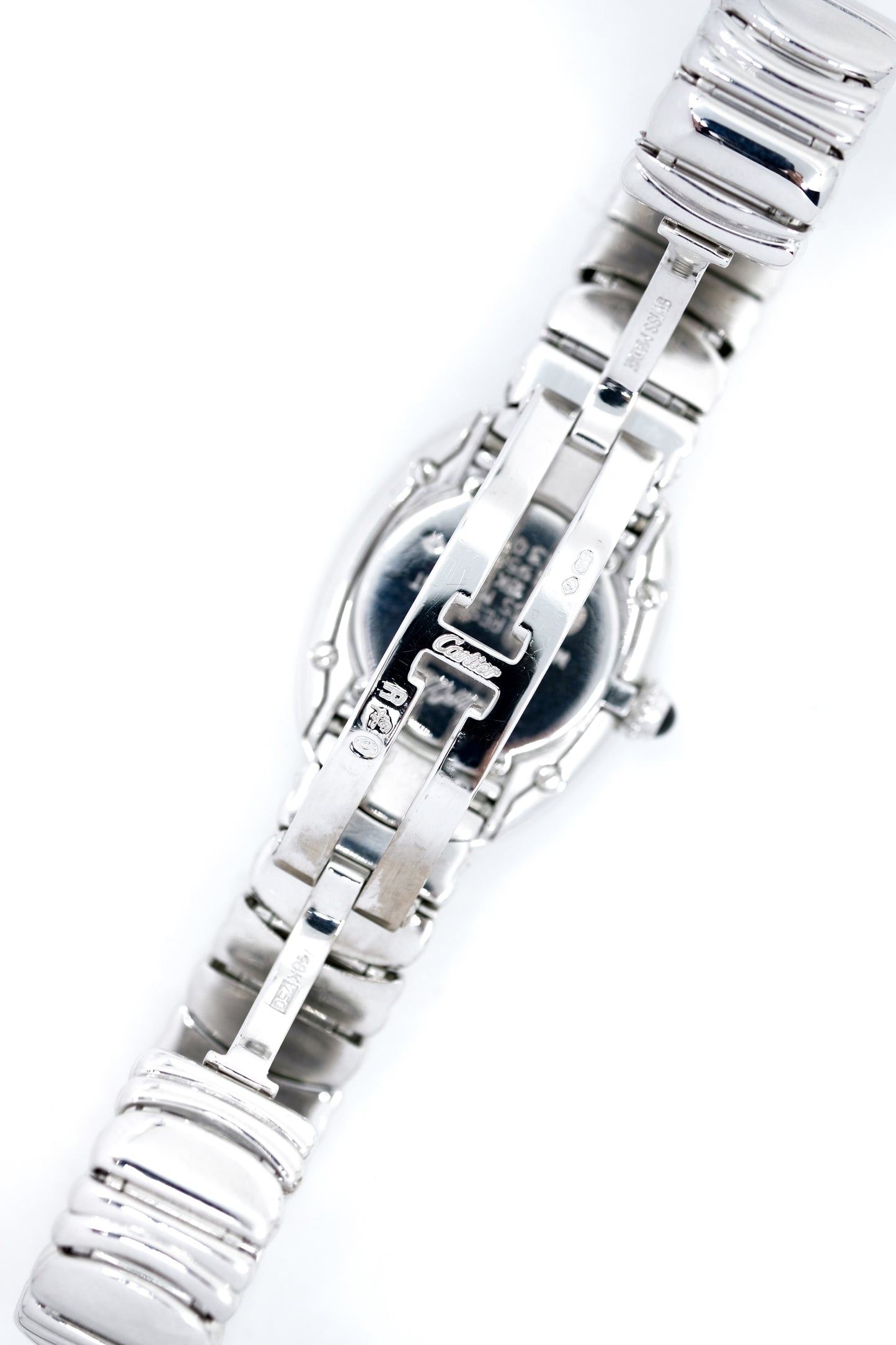 Cartier Baignoire "Casque d'or" White gold - c. 1990