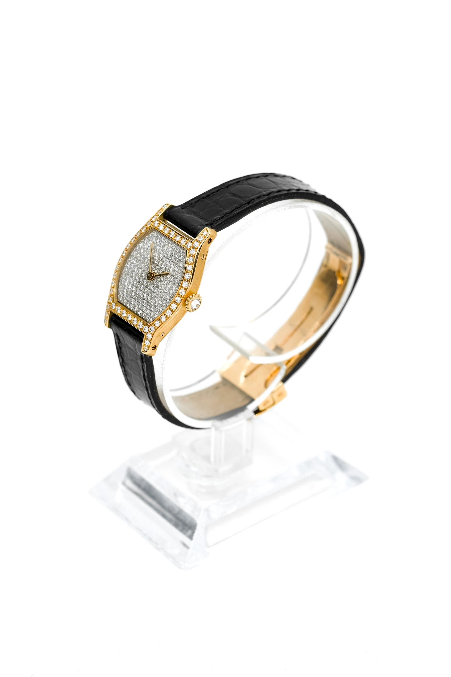 Cartier Tortue Diamants - Mécanique - v. 1980