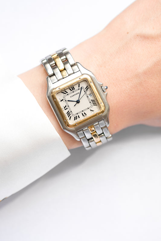 Cartier Panther Gold & Steel - Jumbo - c. 1990