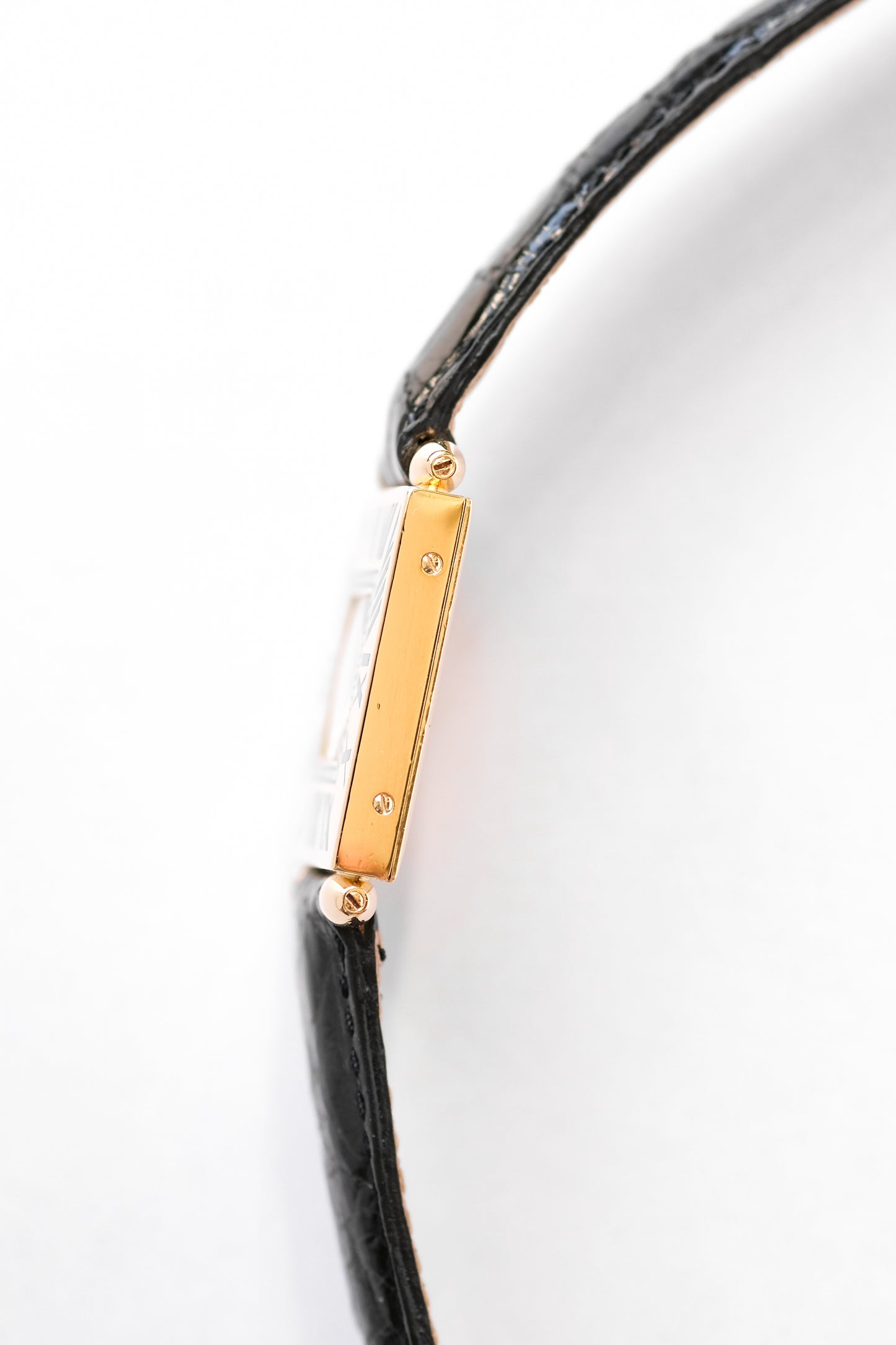 Cartier Tank Obus Quadrant lacquered "Paris" - c. 1980