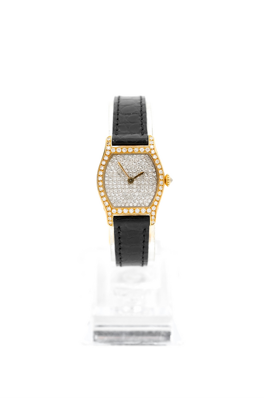 Cartier Tortue Diamants - Mécanique - v. 1980