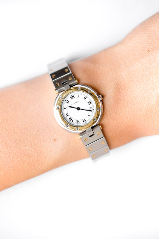 Cartier Santos "Vendôme" - Gold and Steel