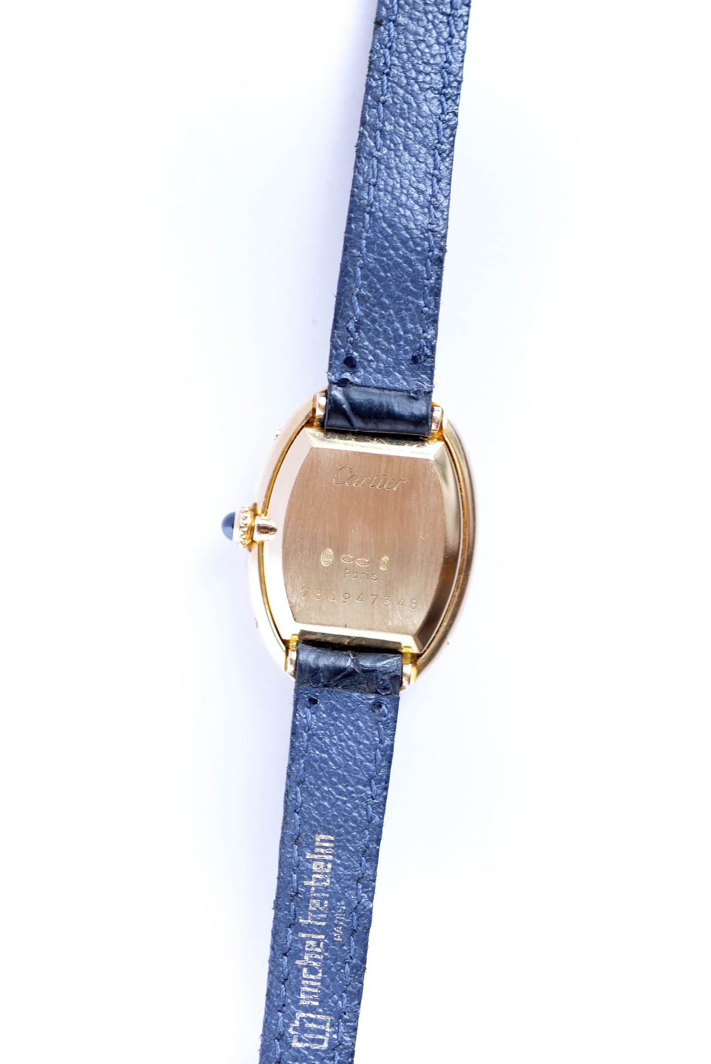 Cartier Baignoire "double godrons" Yellow gold - Mechanical - v. 1980