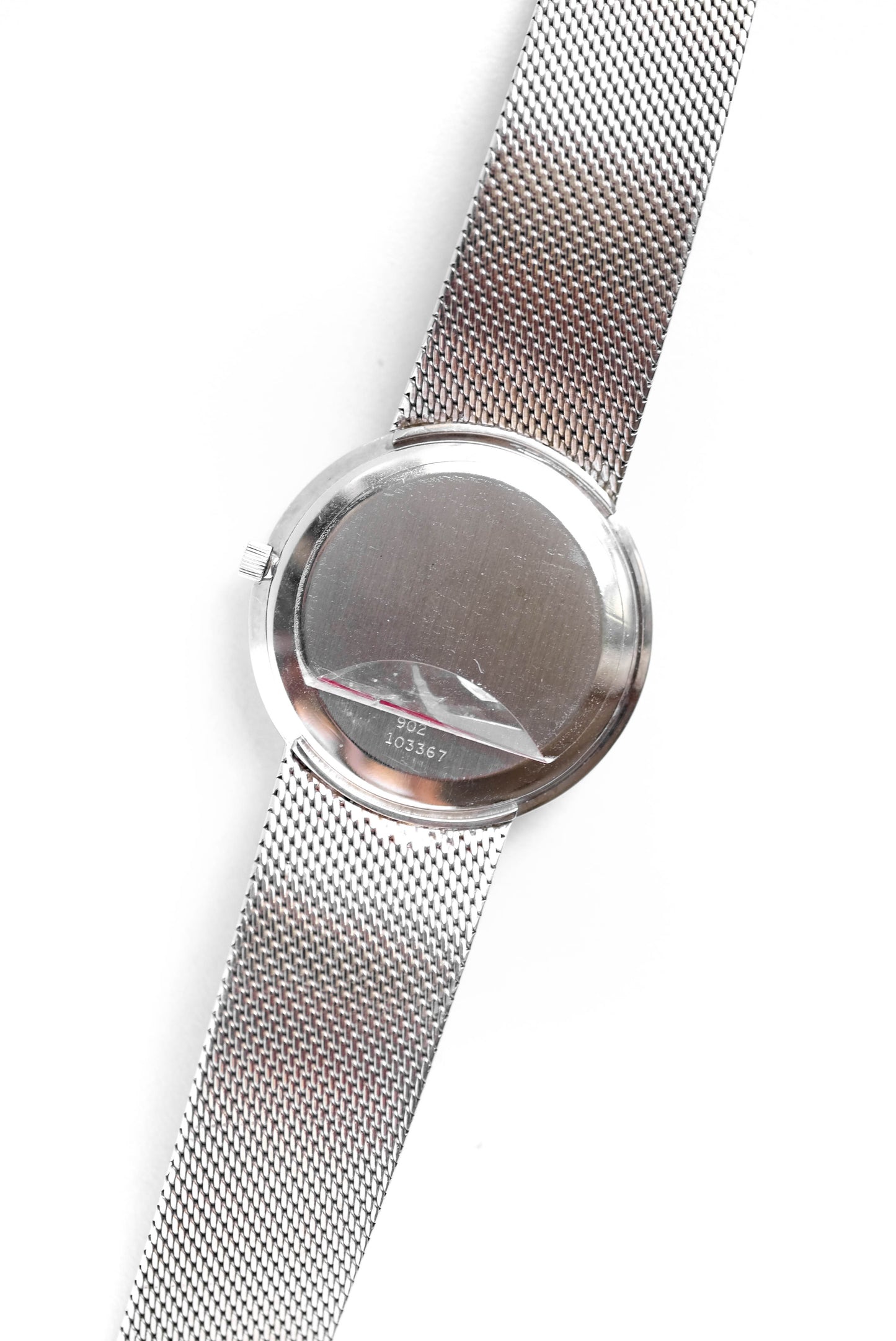Piaget ref. 0902 White Gold Mechanical - c. 1970 (papers & pouch)