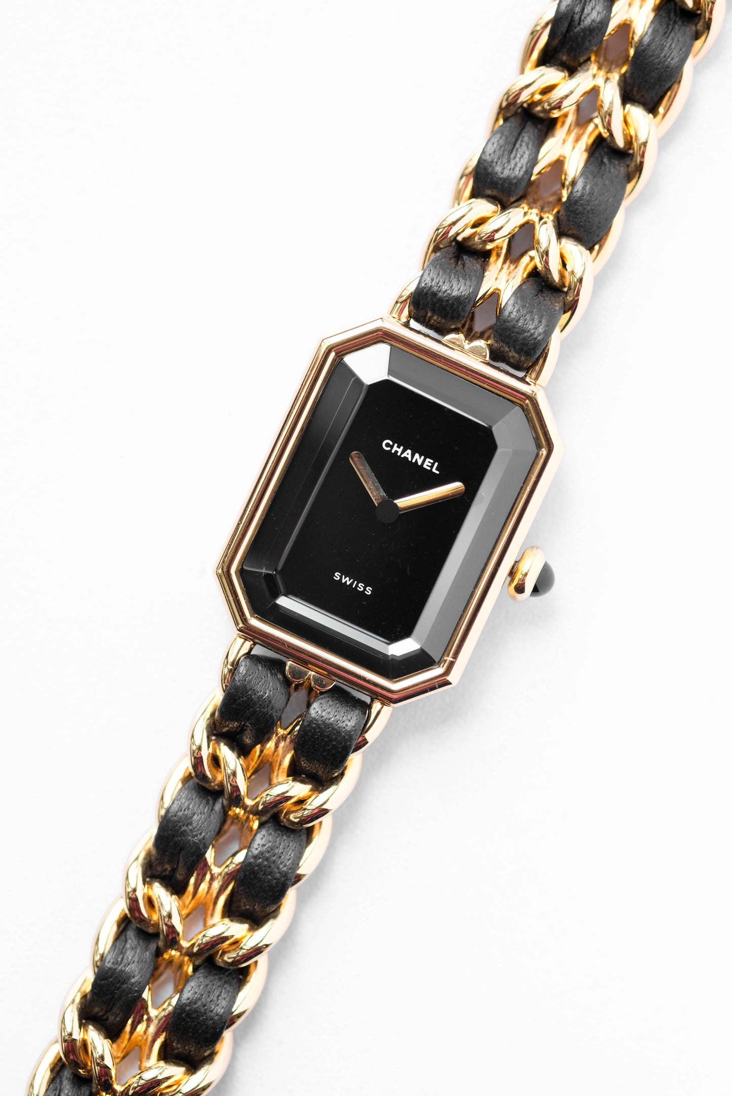 Chanel Première - Plaquée or & cuir - L