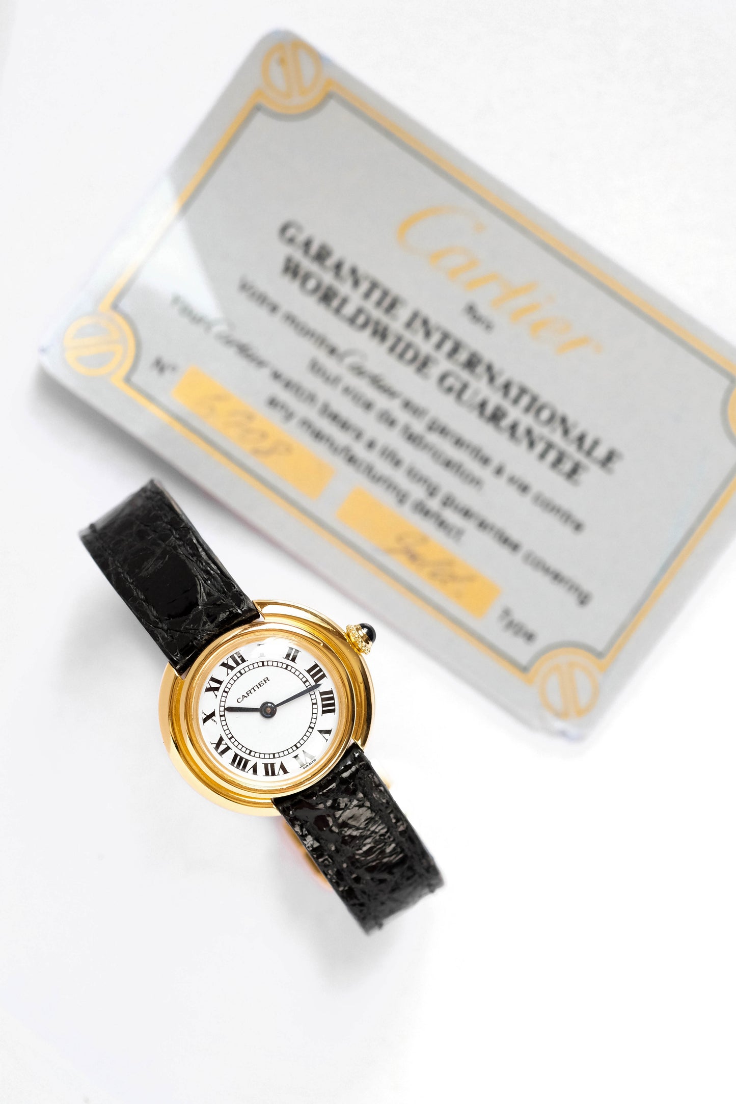 Cartier Ellipse Manuelle - Petit modèle - 1982 (papiers)