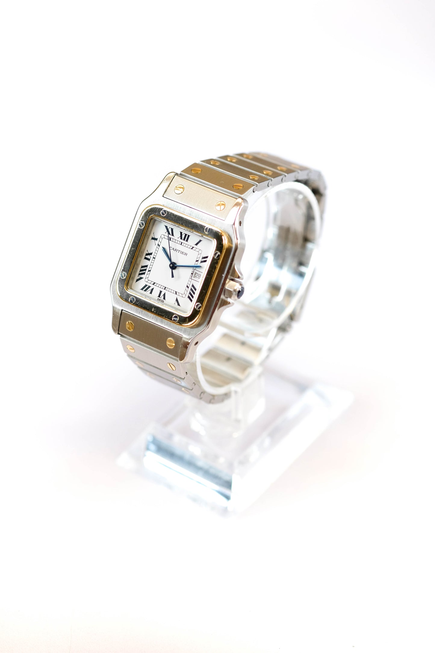 Cartier Santos GM gold & steel