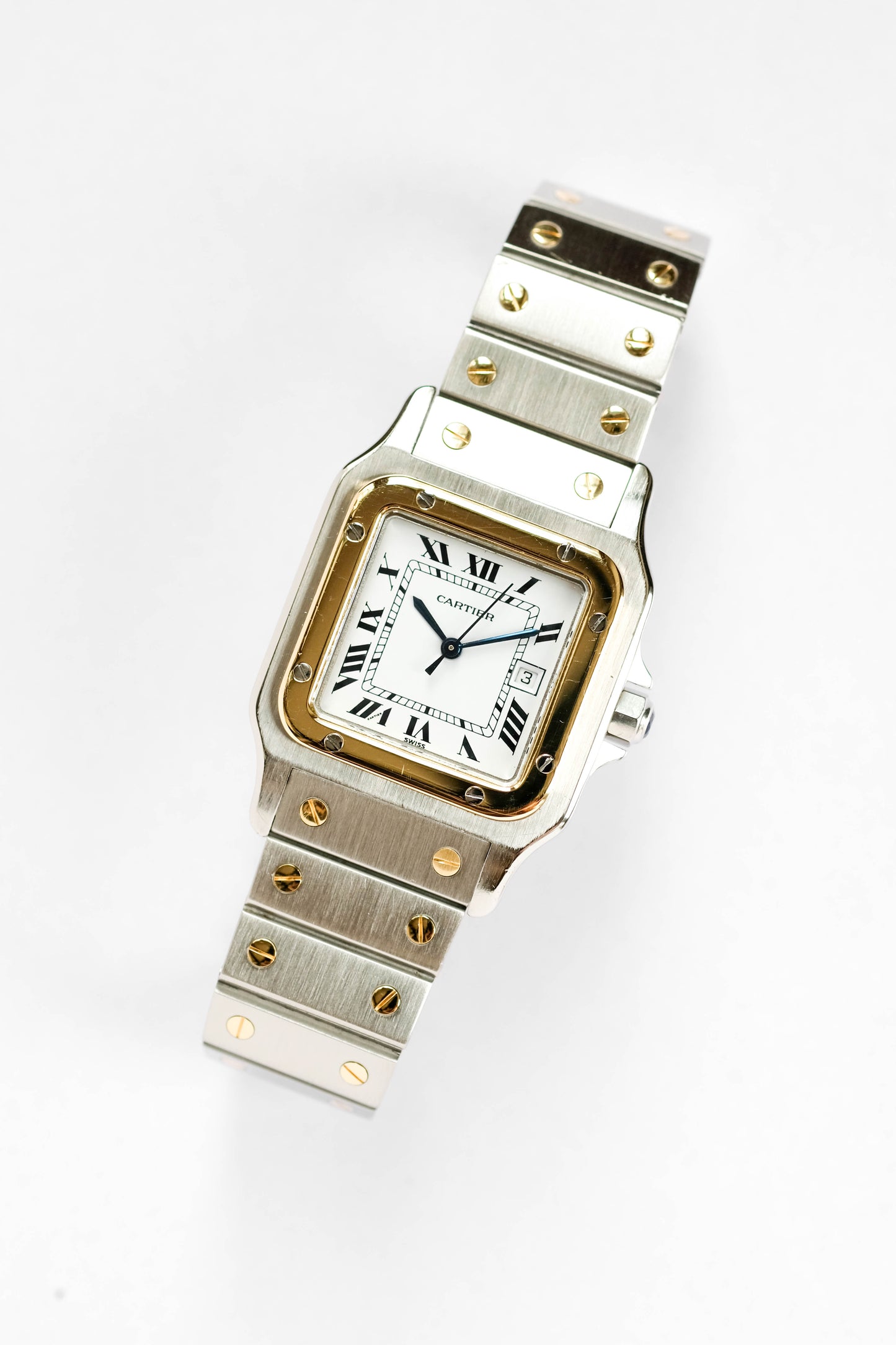 Cartier Santos GM gold & steel