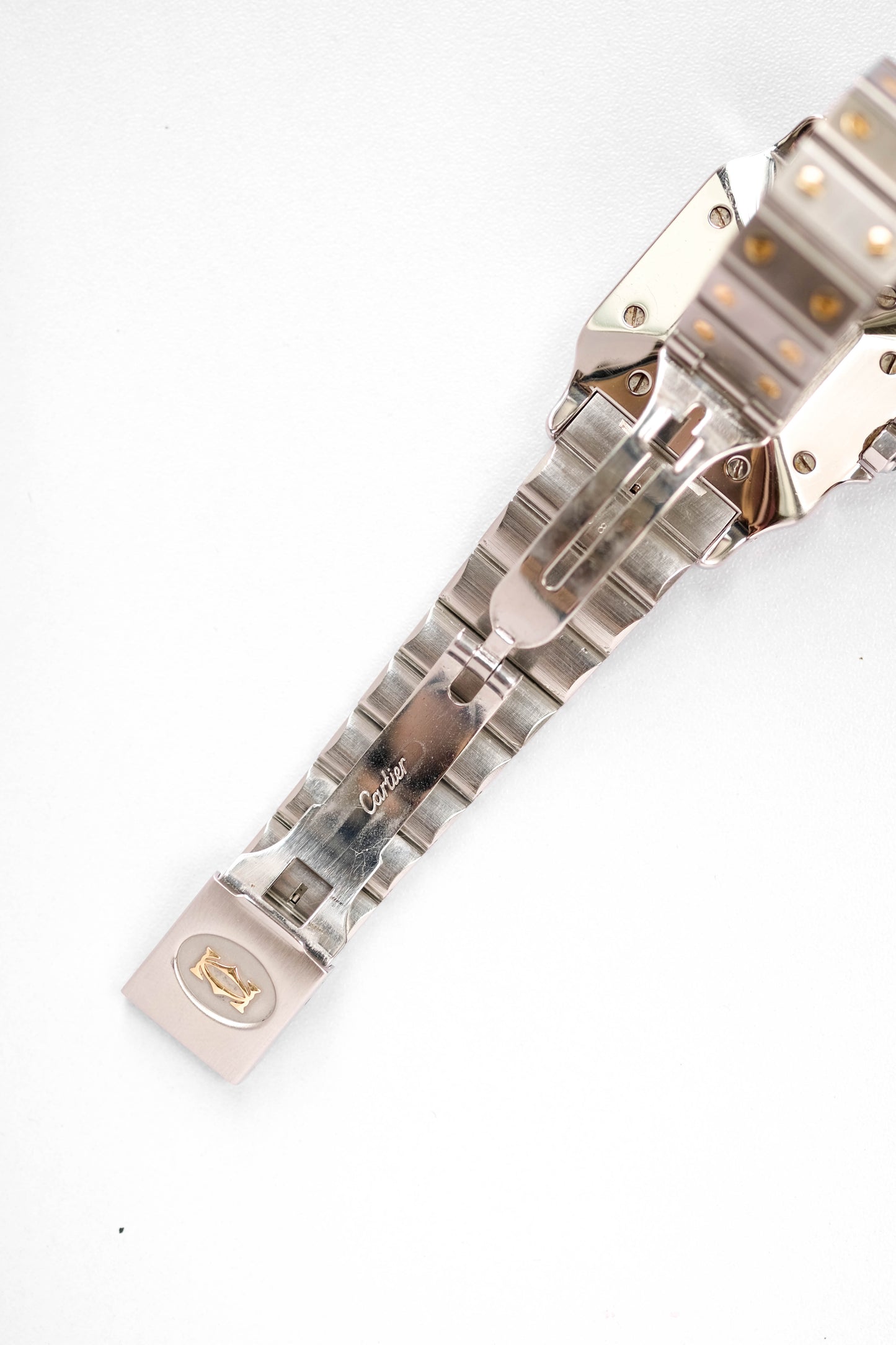 Cartier Santos GM gold & steel