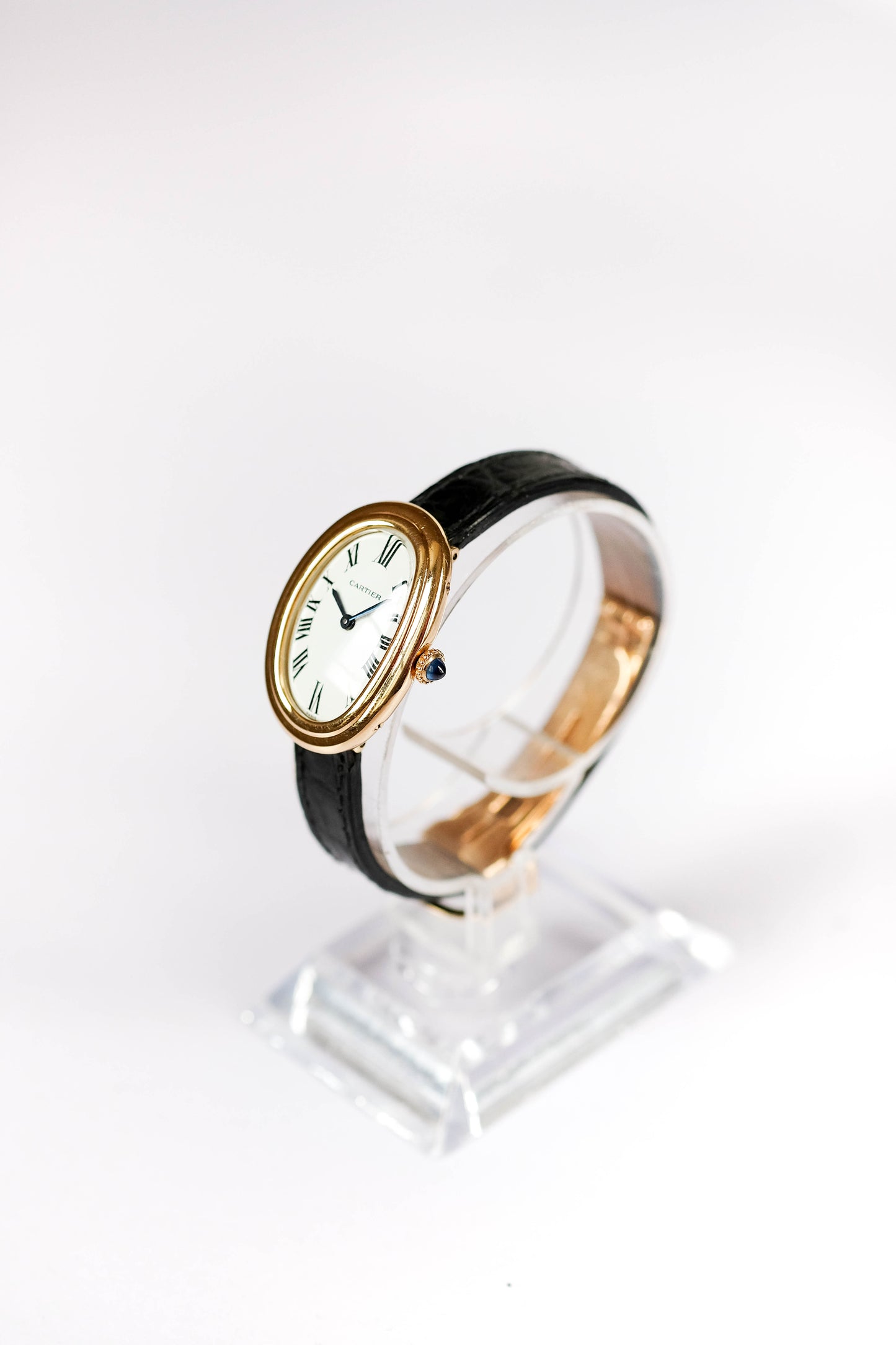 Cartier Baignoire “double godrons” Yellow gold – Mechanical - v. 1980