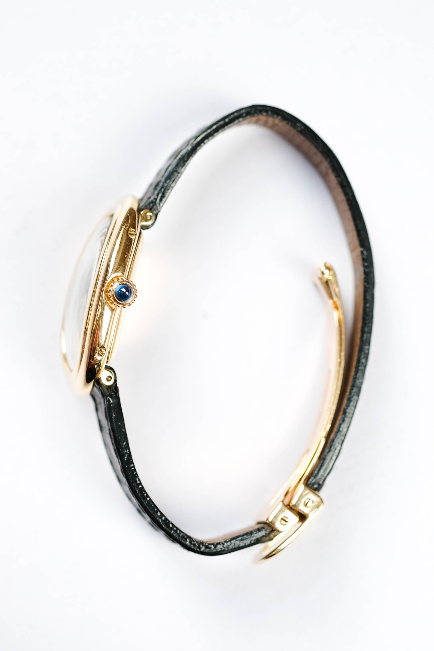 Cartier Baignoire “double godrons” Yellow gold – Mechanical - v. 1980