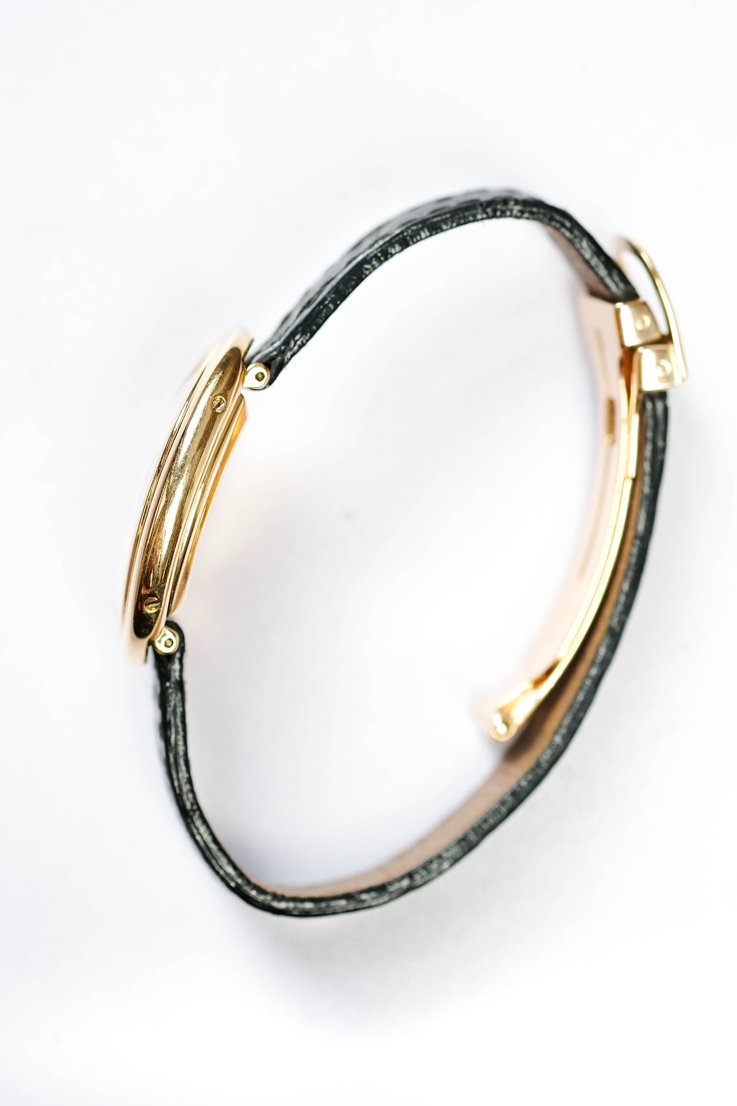 Cartier Baignoire “double godrons” Yellow gold – Mechanical - v. 1980