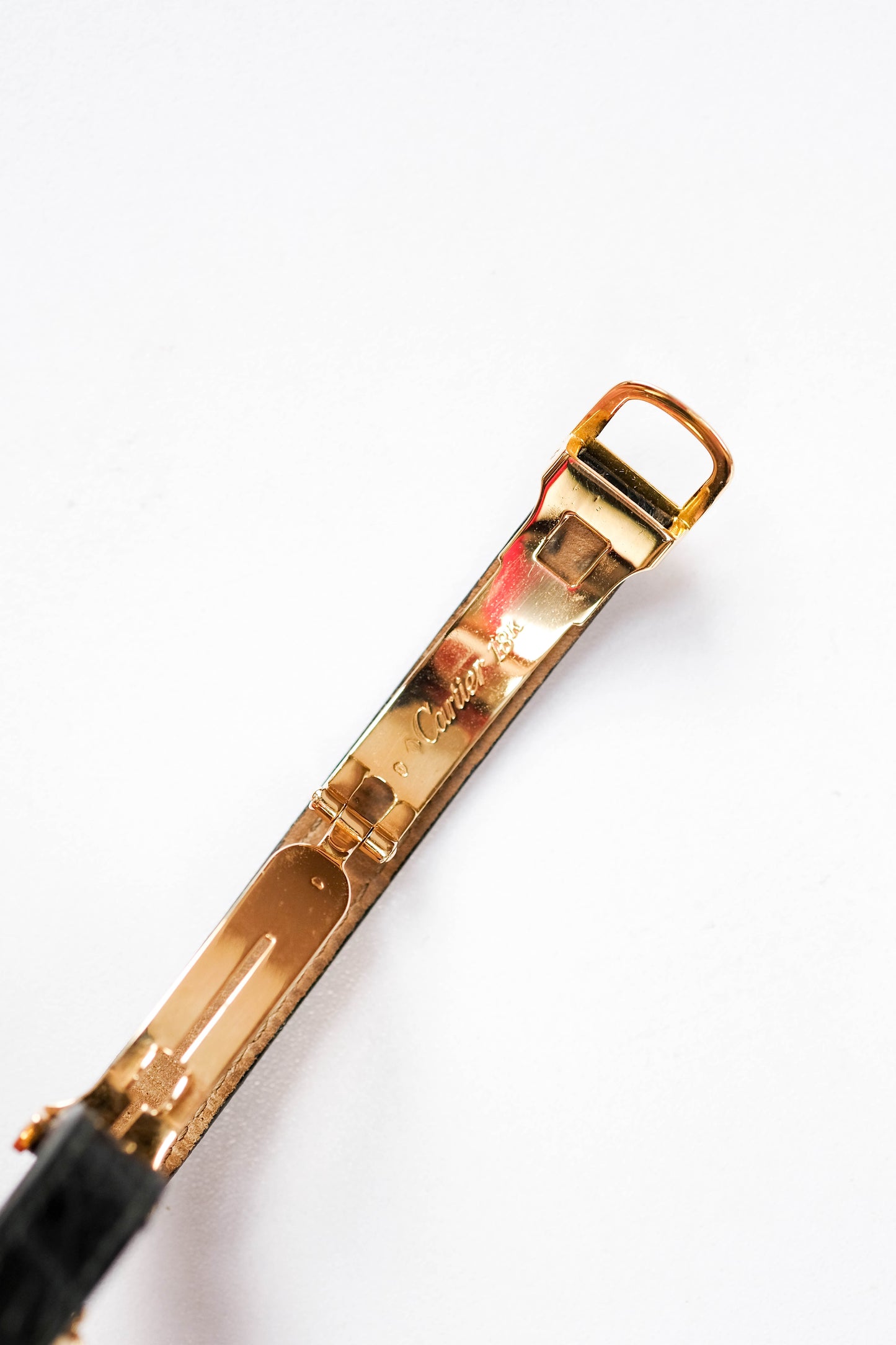 Cartier Baignoire “double godrons” Yellow gold – Mechanical - v. 1980