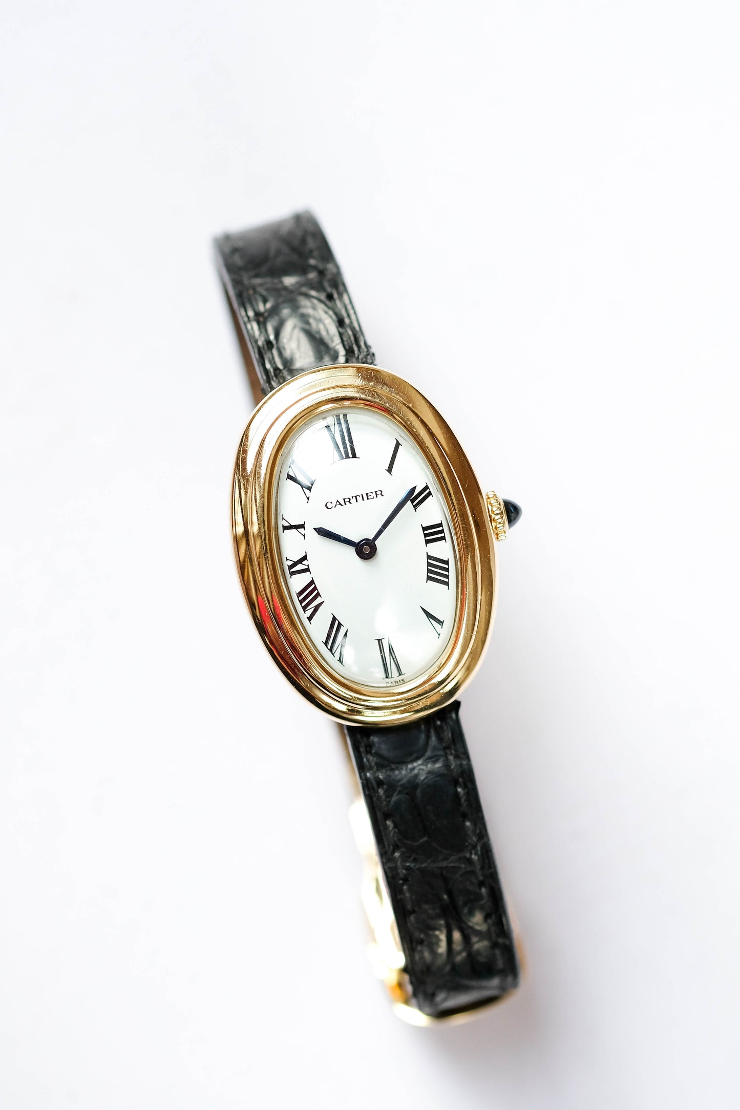 Cartier Baignoire “double godrons” Yellow gold – Mechanical - v. 1980