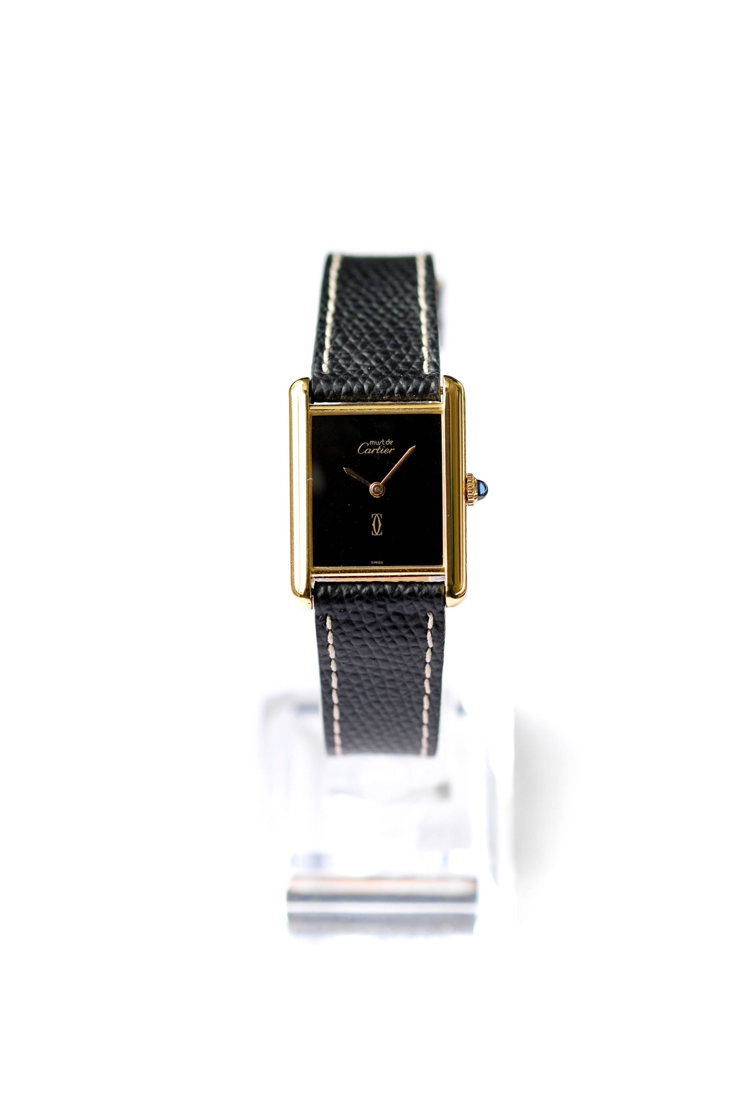 Cartier Tank Must "Black & Gold" - Mechanical - c. 1970