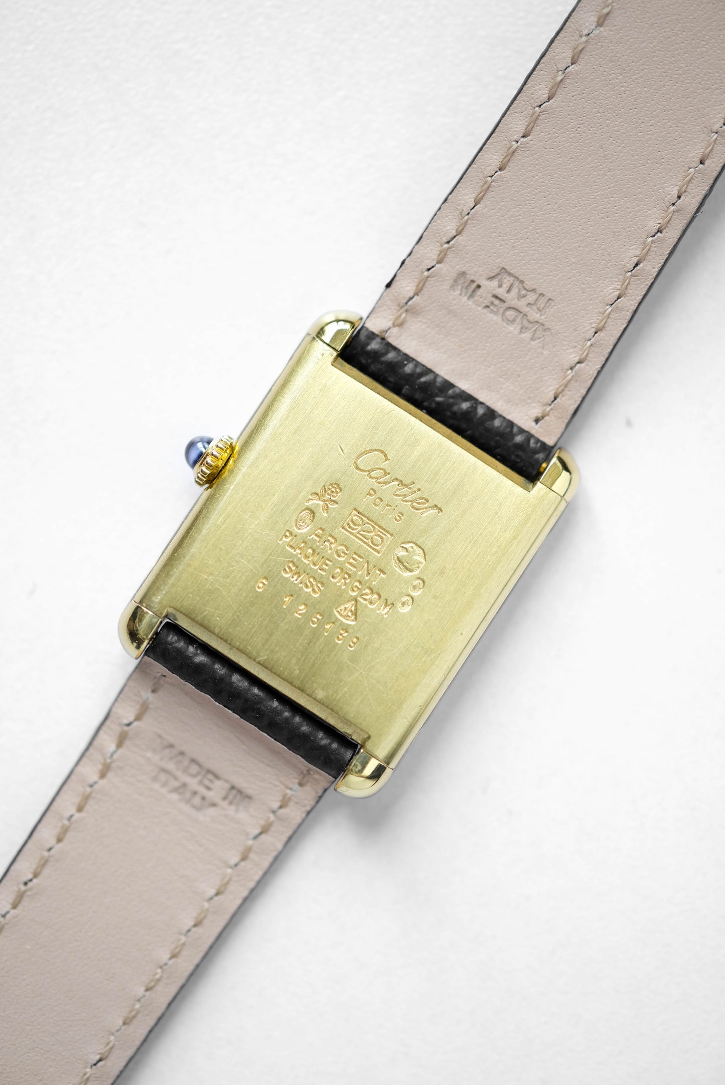 Cartier Tank Must "Black & Gold" - Mechanical - c. 1970