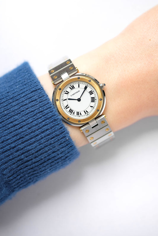 Cartier Santos "Vendôme" - Gold and Steel - Full set - 1989