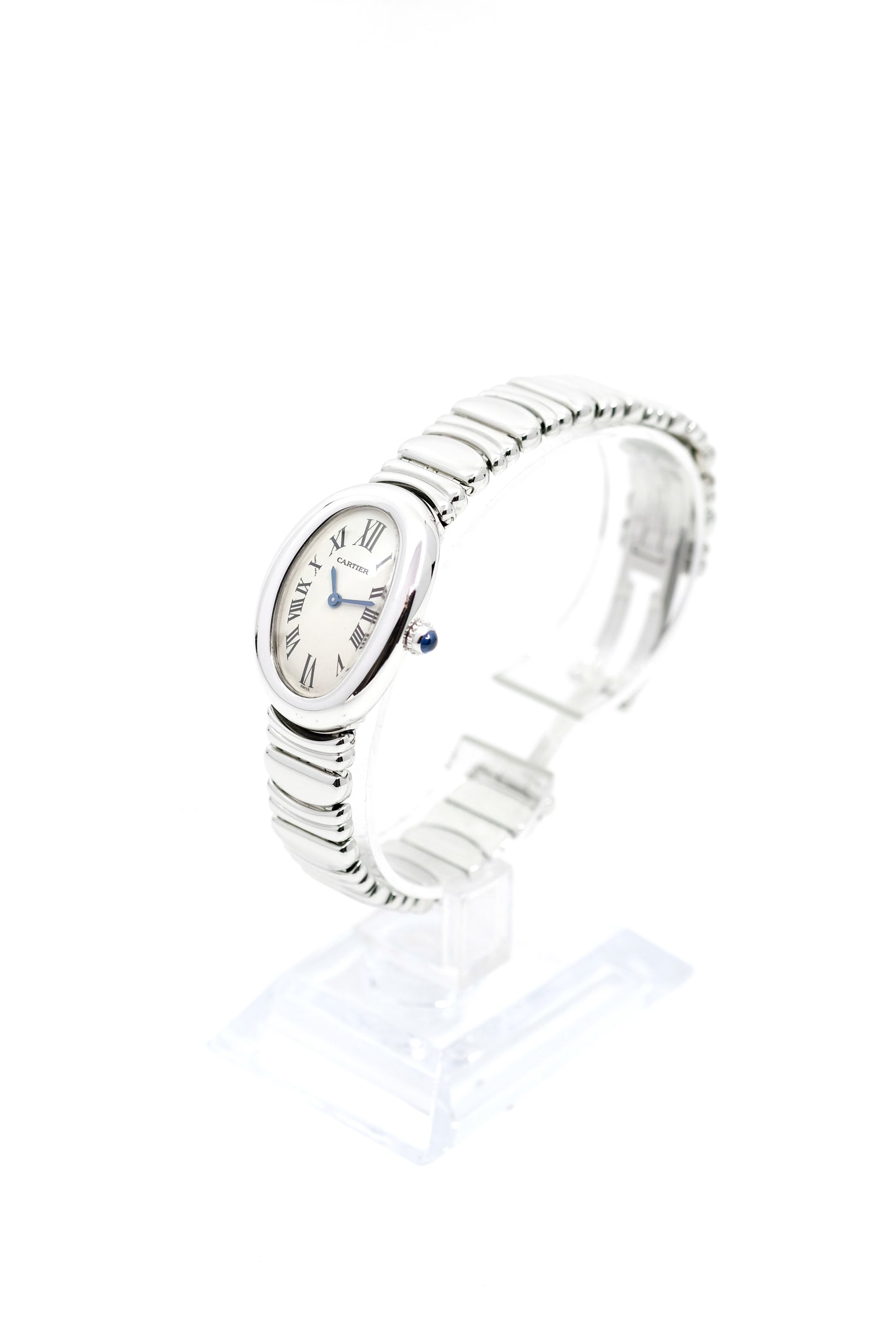 Cartier Baignoire "Casque d'or" White gold - c. 1990