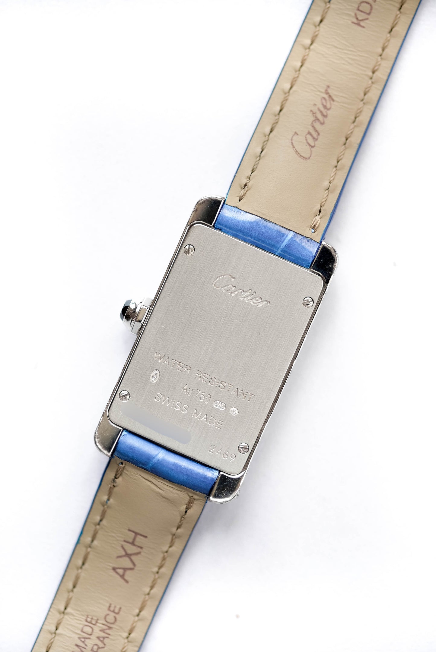 Cartier Tank Americaine White gold - 2014 (full gold)