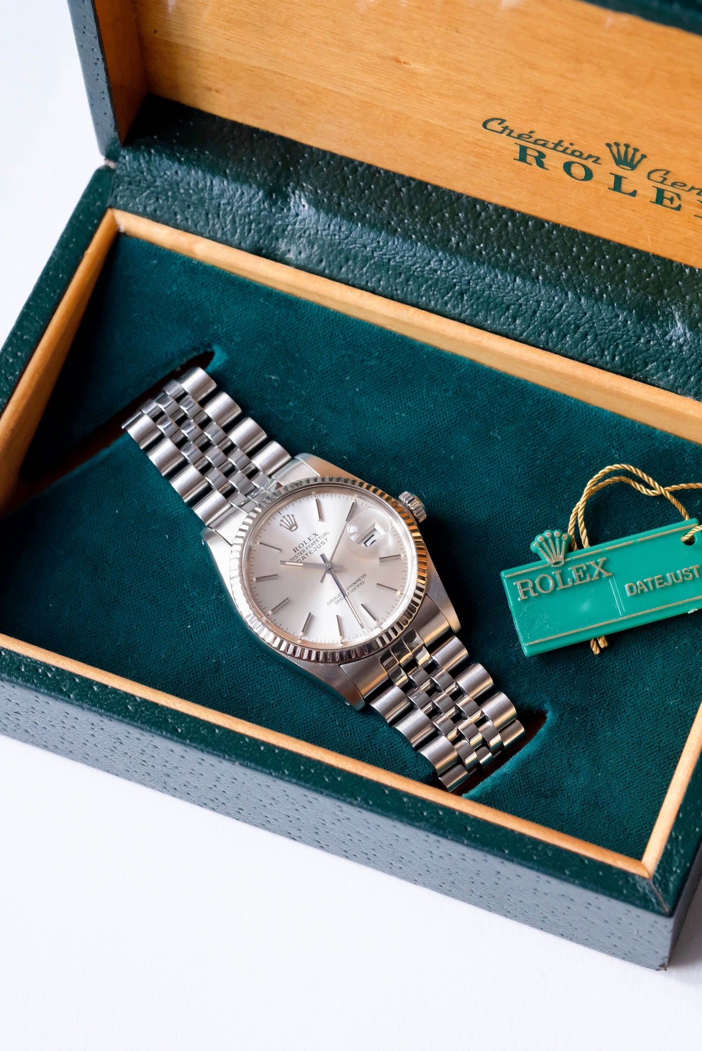 Rolex Datejust Silver Ref. 16014 - Full set - 1984