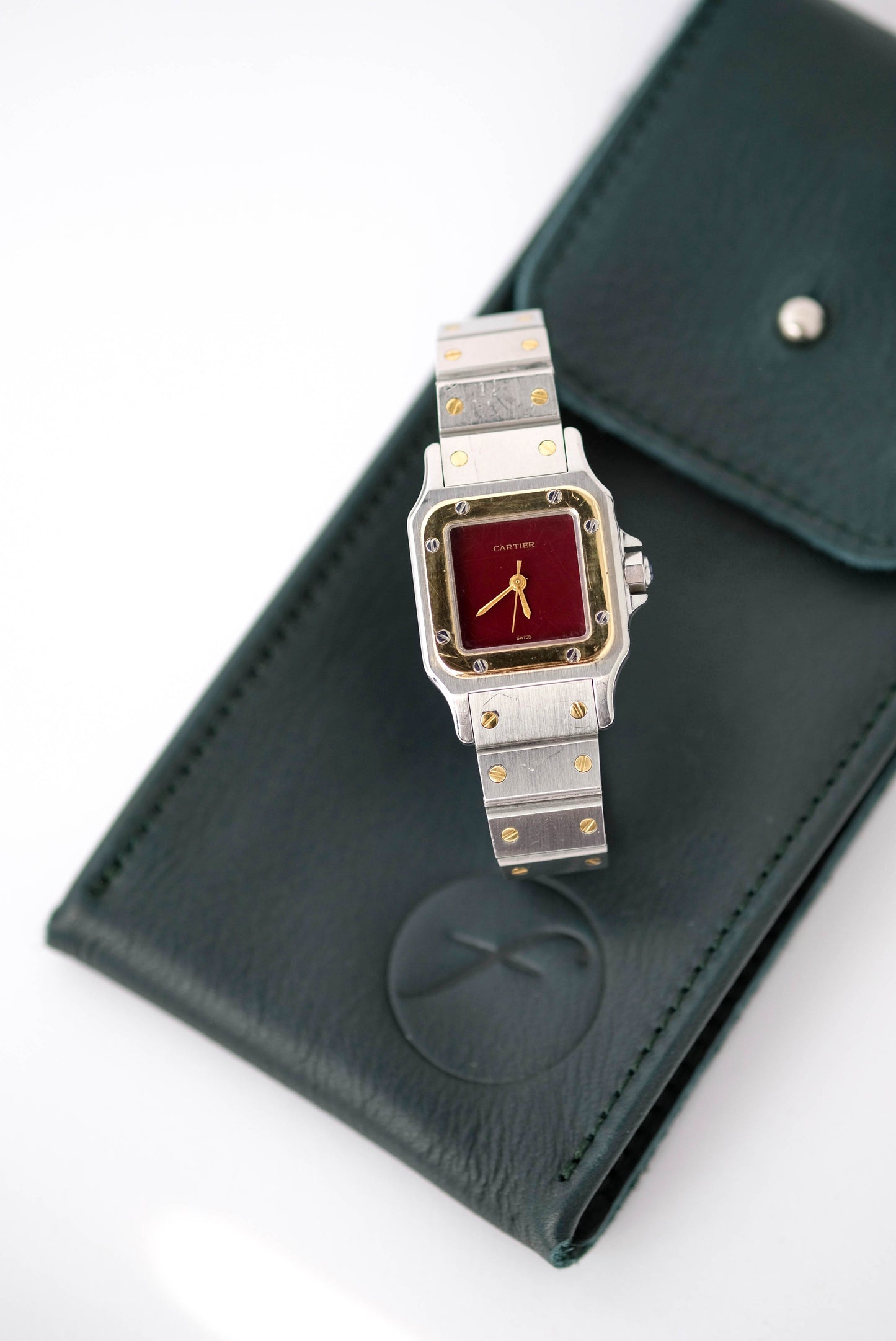 Cartier Santos red dial - 1990s
